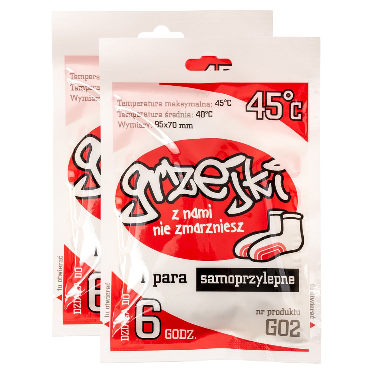 Chauffage chimique Grzejki pour les pieds - 2 paires