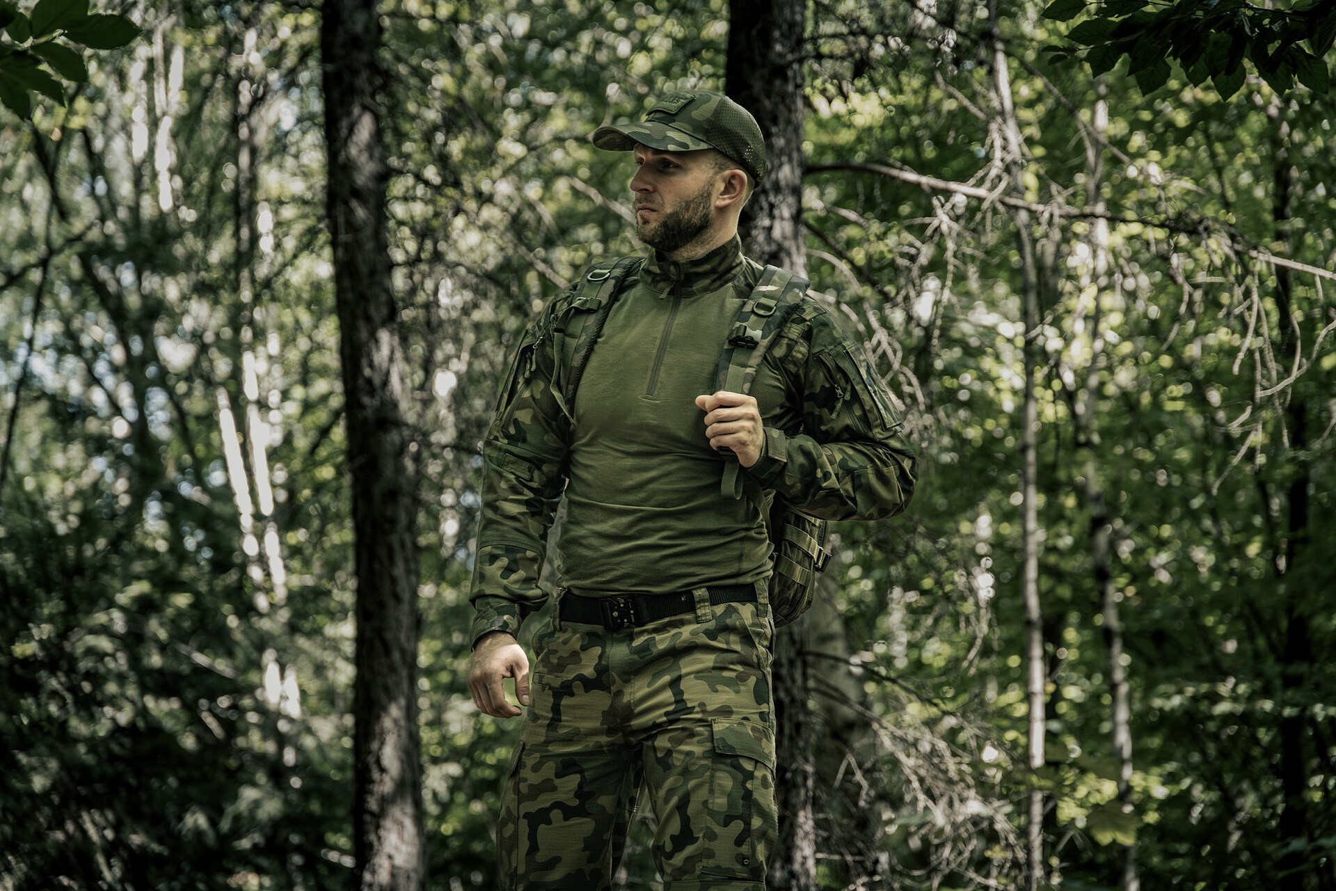 Sweat-shirt Tactical Field 2.0 Mil-Tec - wz.93 Pantera PL Woodland