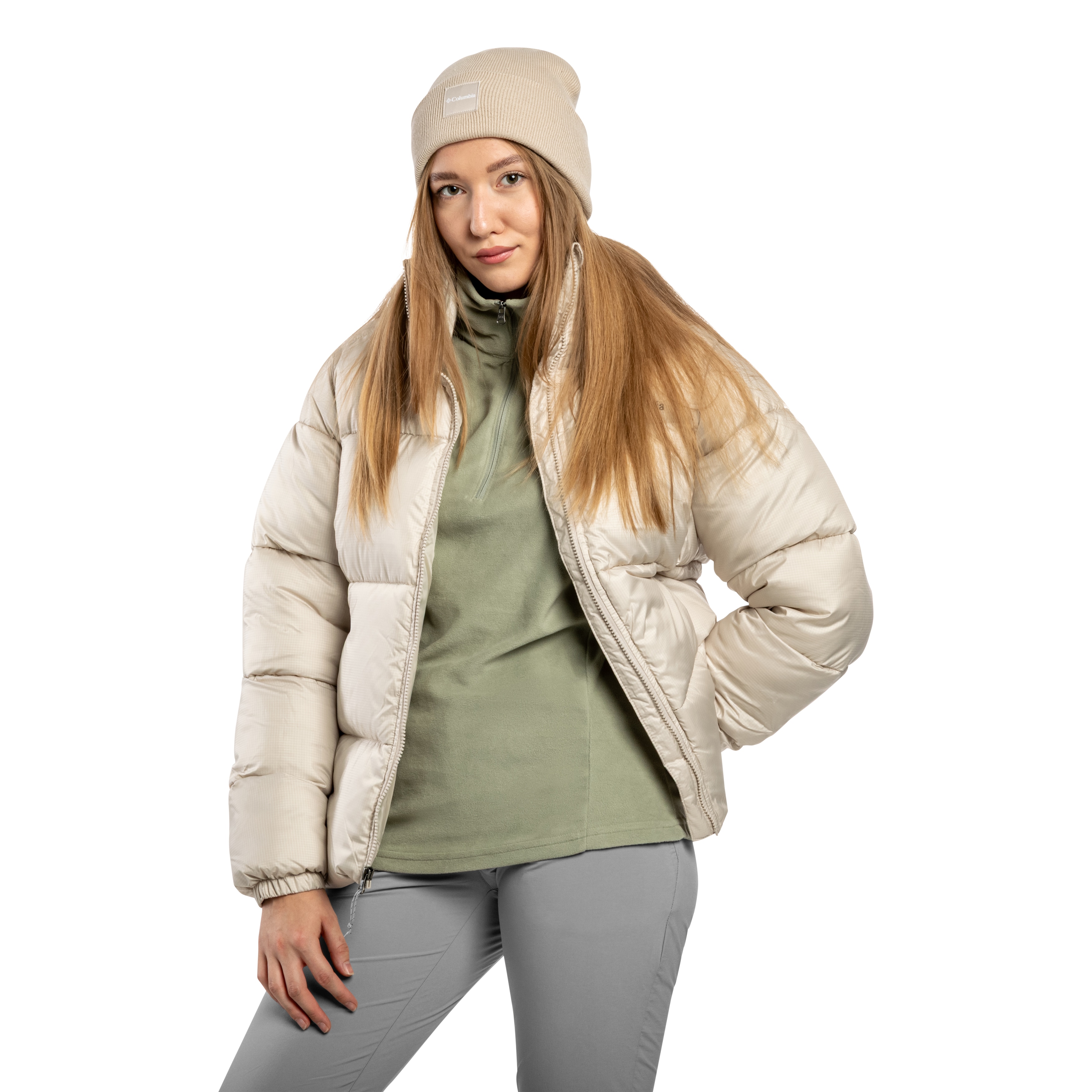 Veste pour femmes Puffect II Full Zip Jacket Columbia - Dark Stone