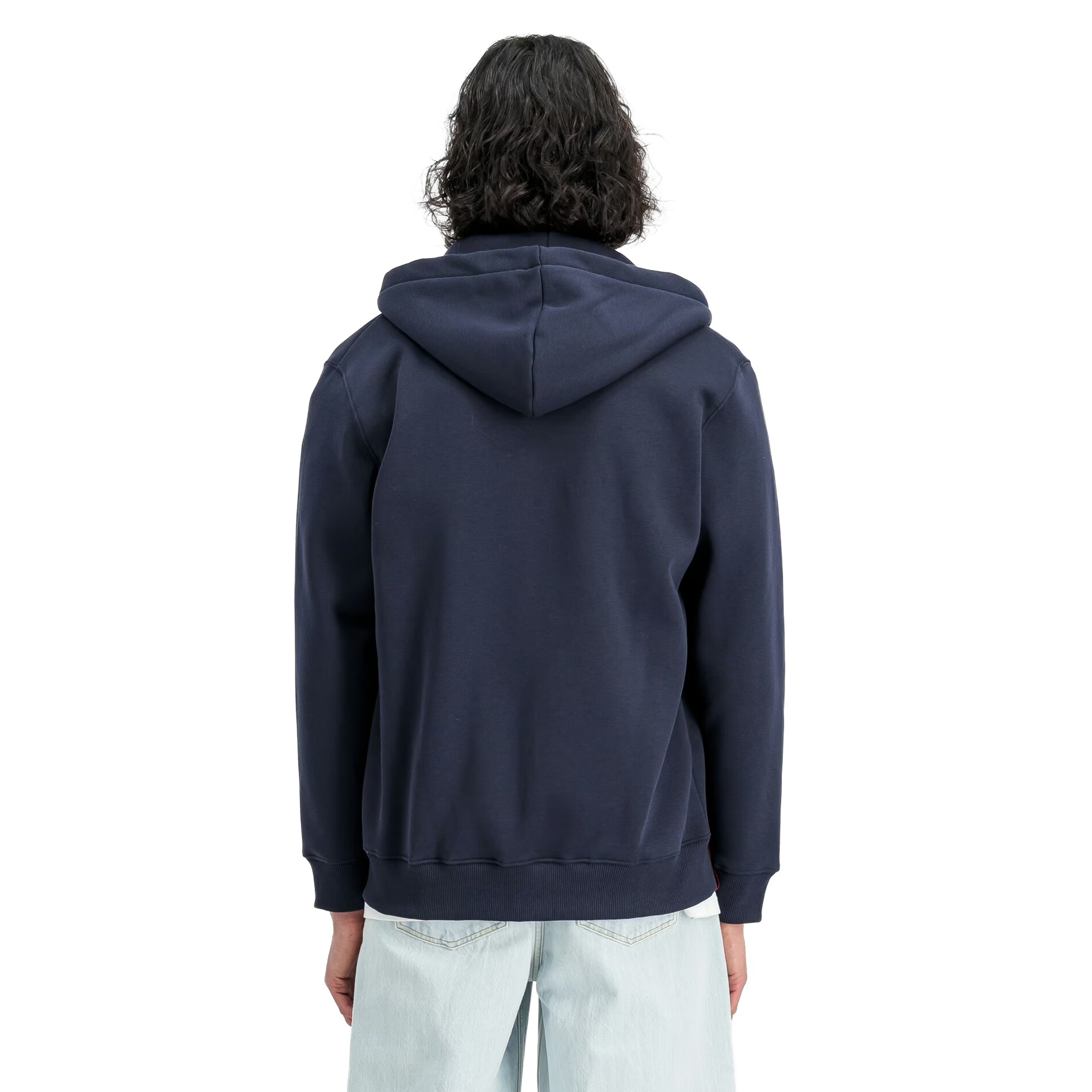 Sweat-shirt Basic Zip Hoody Alpha Industries - Rep Blue