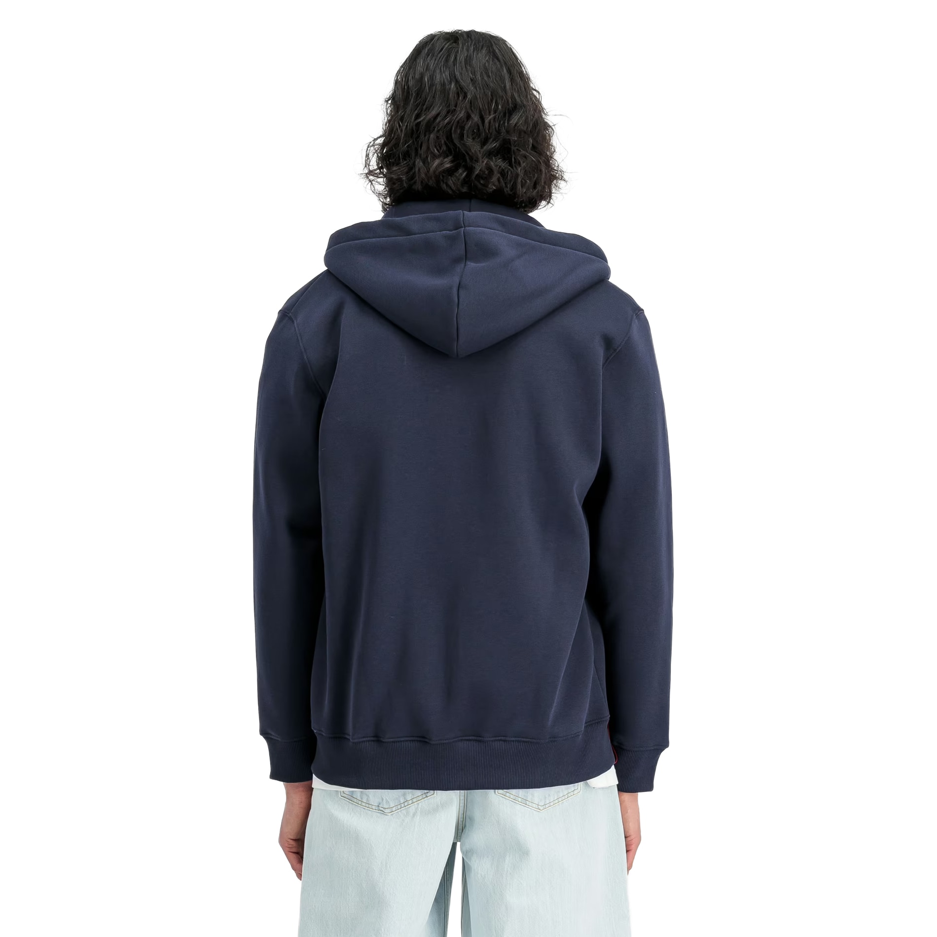 Sweat-shirt Basic Zip Hoody Alpha Industries - Rep Blue
