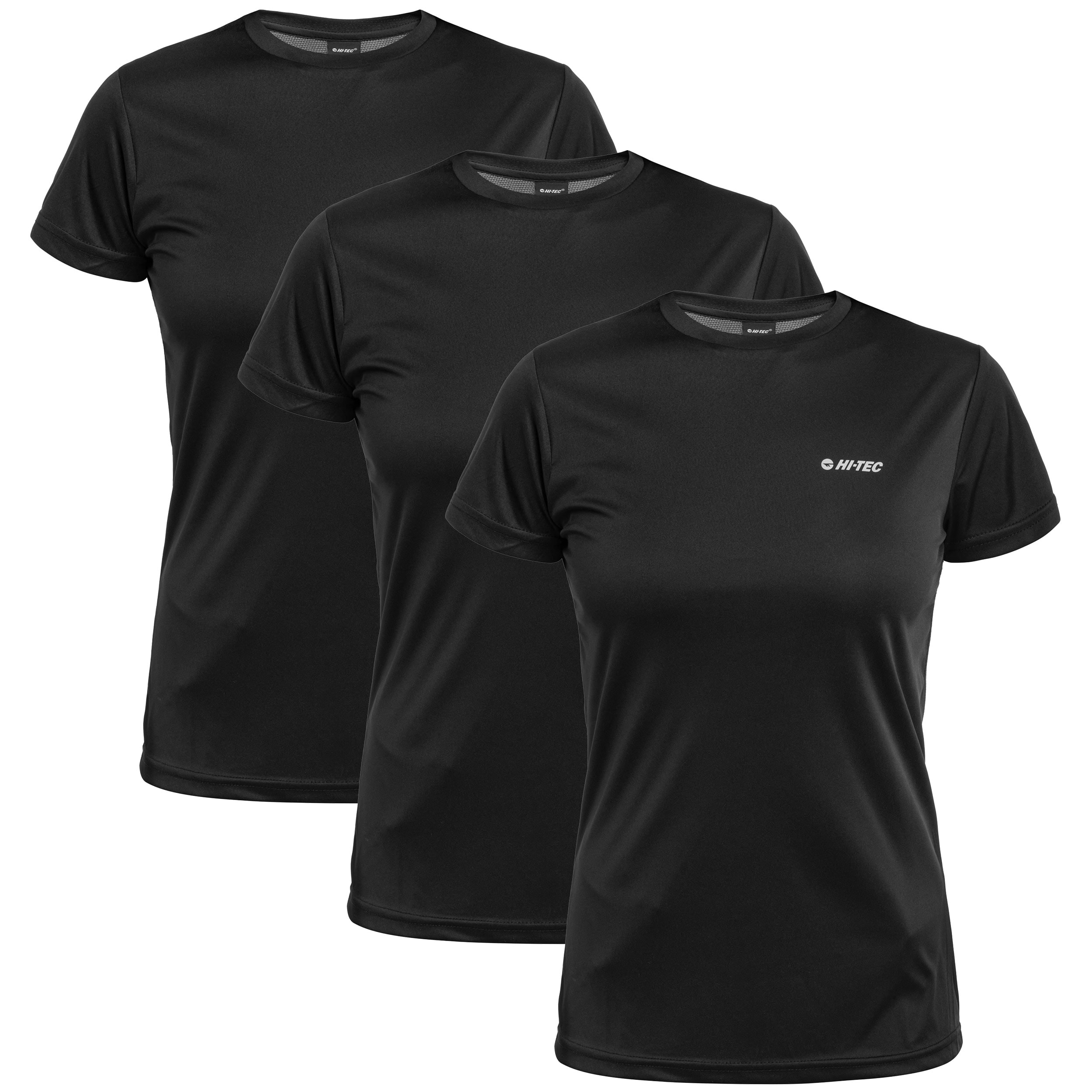 T-shirt thermoactif pour femmes Lady Sibic Black - 3 pcs. Hi-Tec