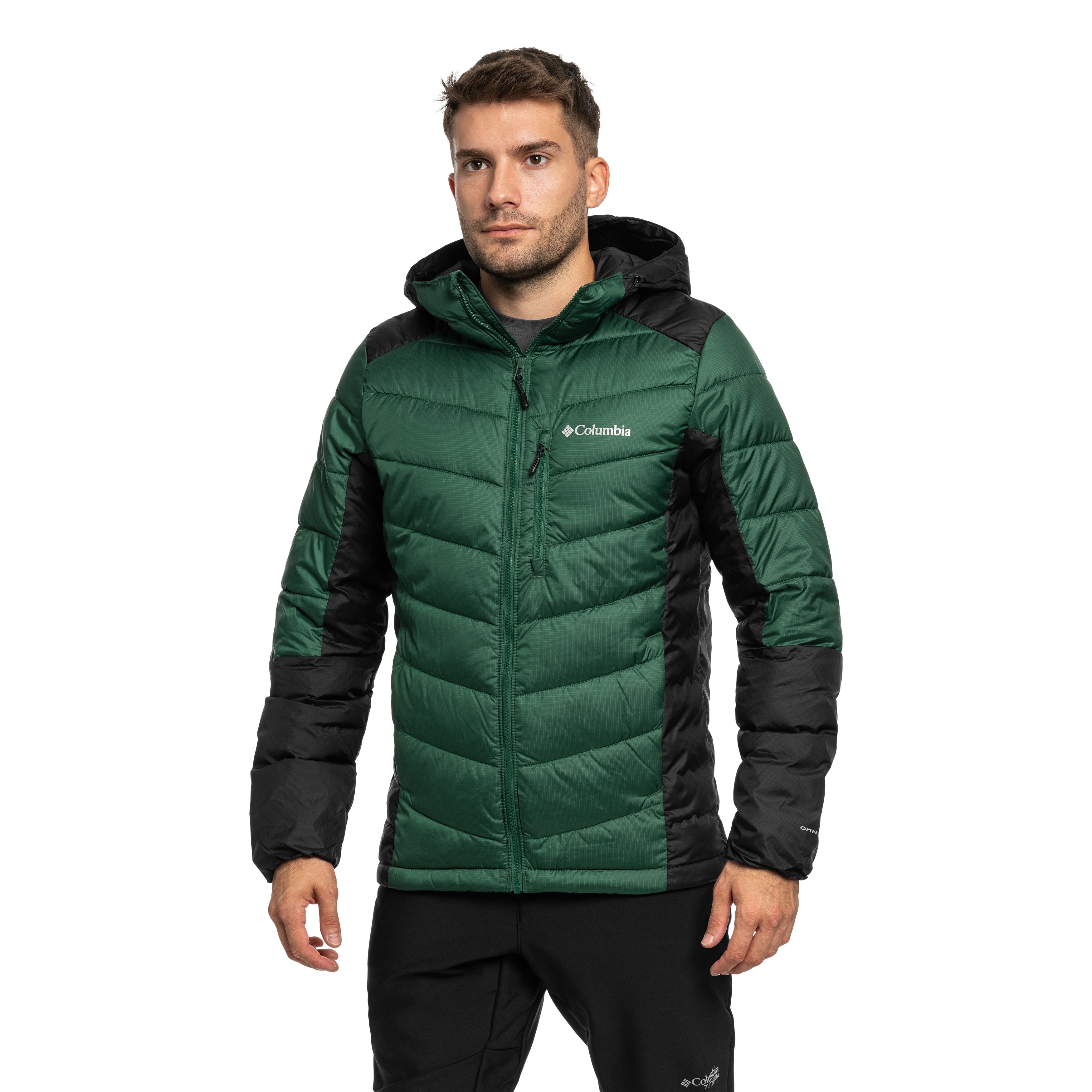 Veste Labyrinth Loop II Insulated Hooded Columbia - Rain Forest/Black