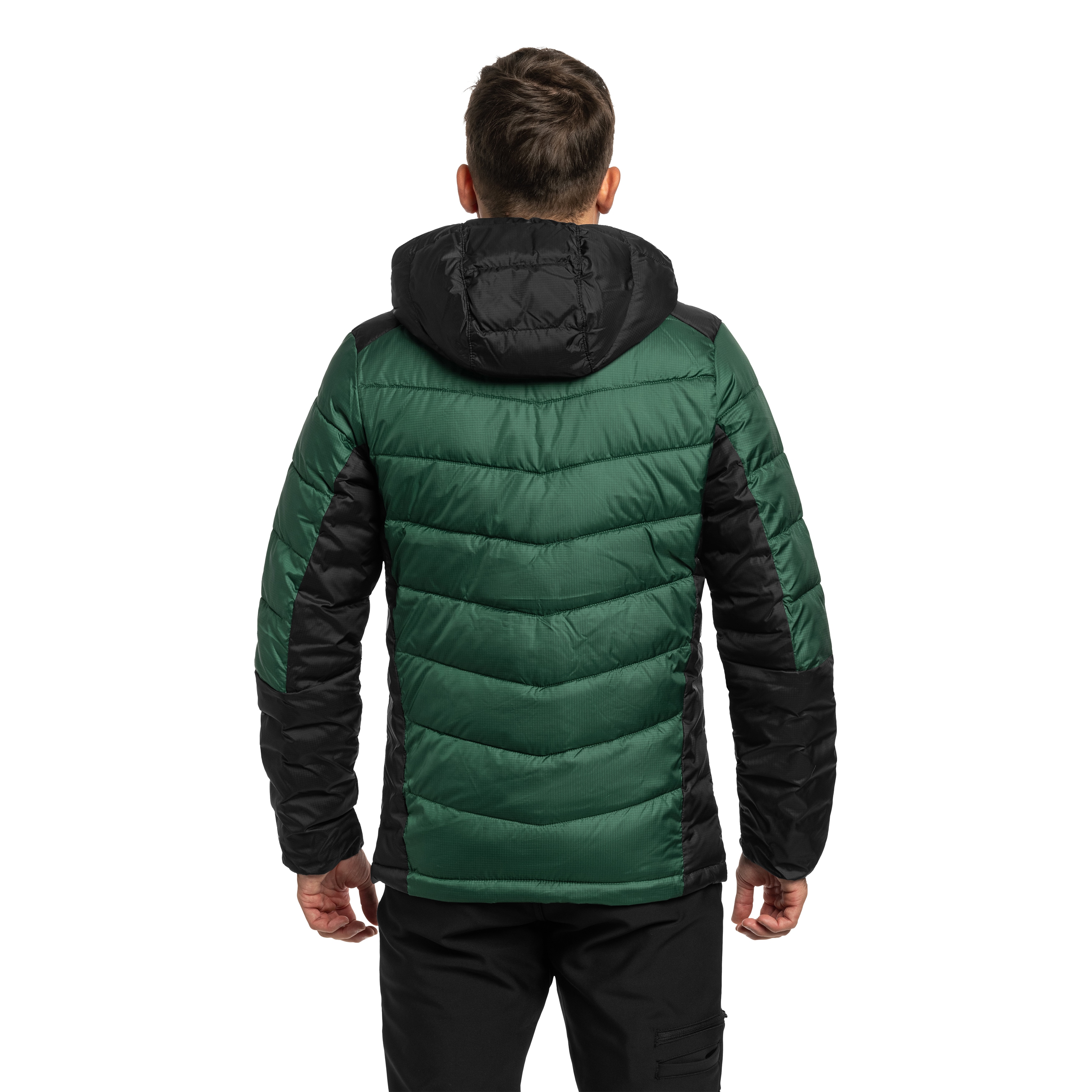 Veste Labyrinth Loop II Insulated Hooded Columbia - Rain Forest/Black