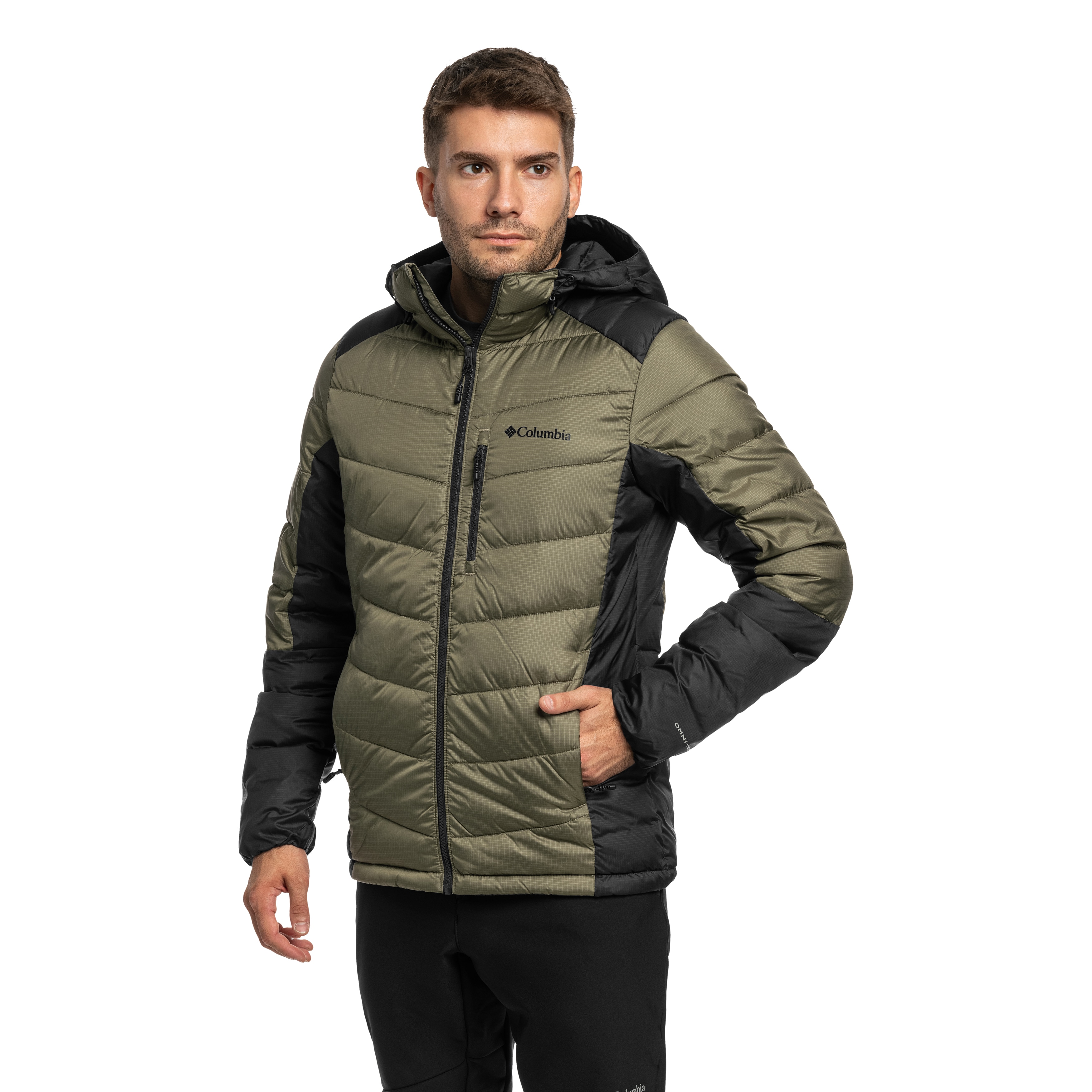 Veste Labyrinth Loop II Insulated Hooded Columbia - Stone Green/Shark