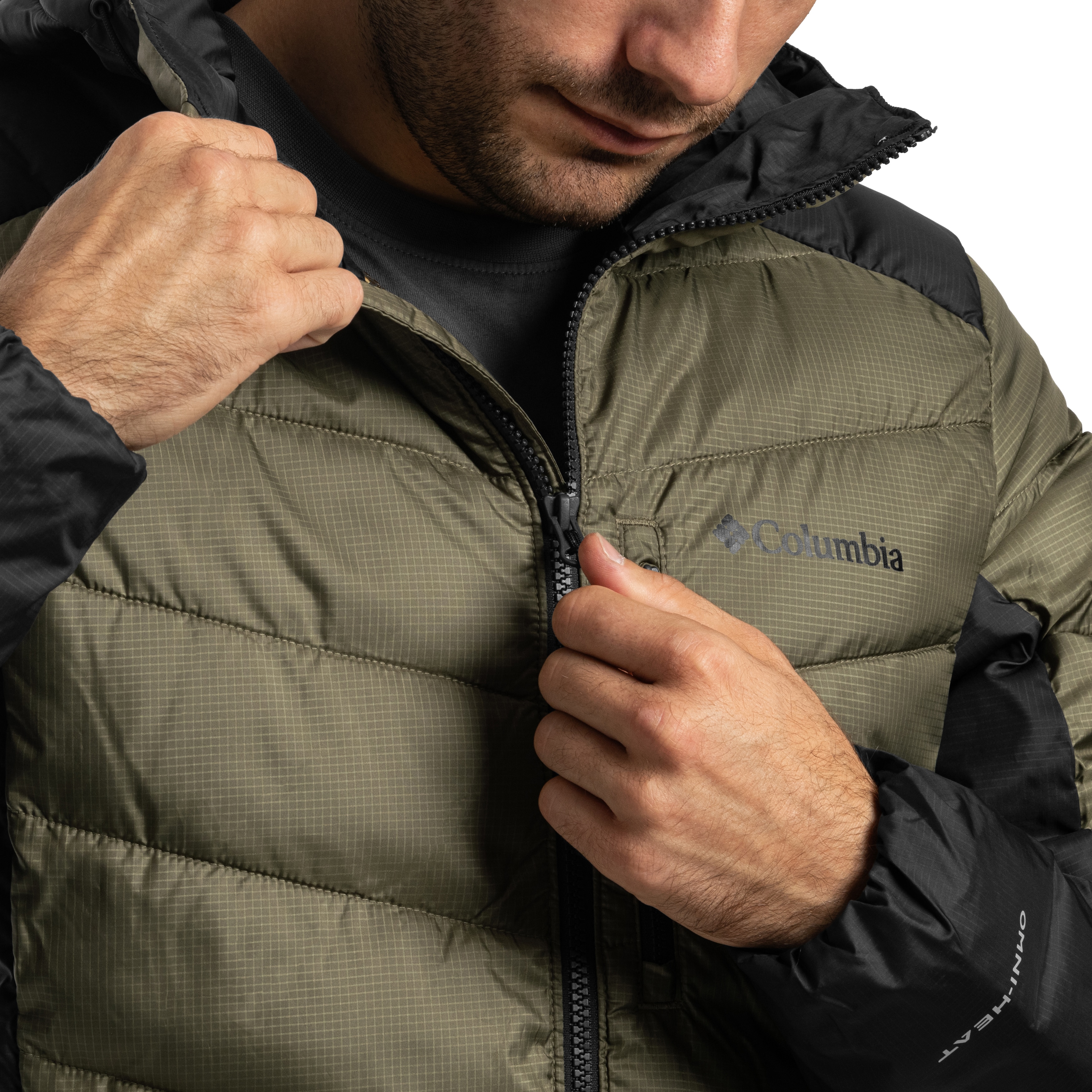 Veste Labyrinth Loop II Insulated Hooded Columbia - Stone Green/Shark