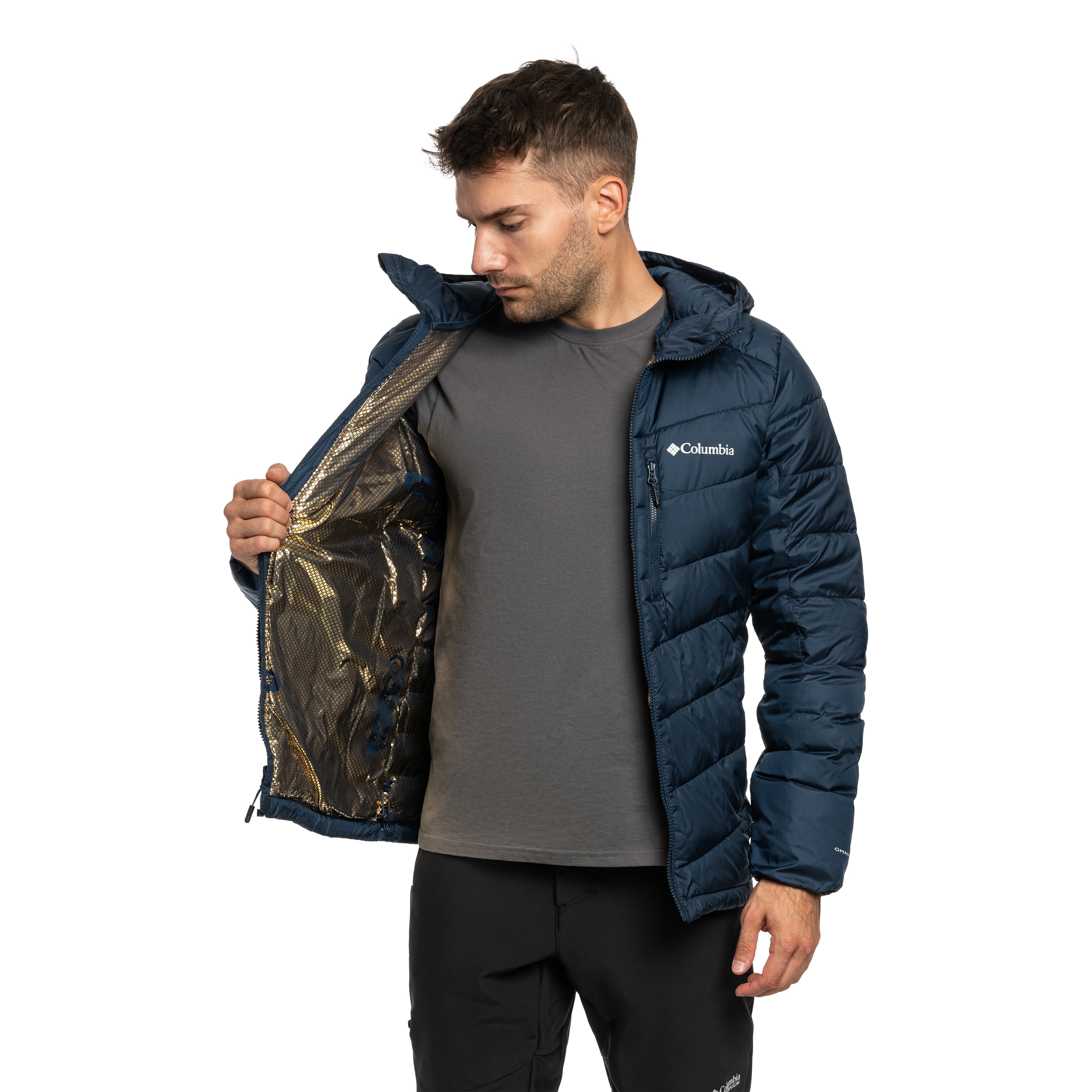 Veste Labyrinth Loop II Insulated Hooded Columbia - Collegiate Navy