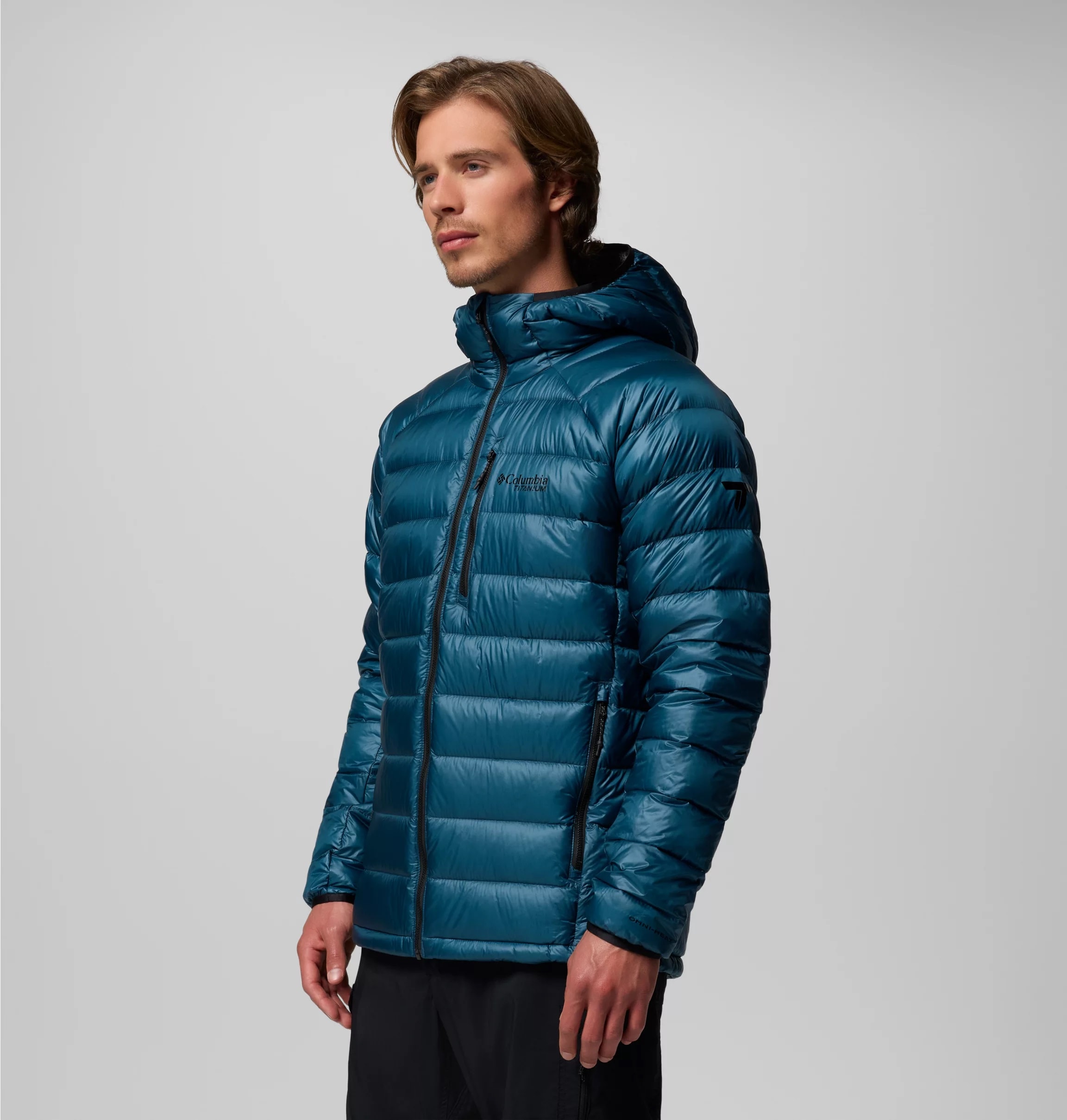 Veste Arctic Crest Down Hooded Columbia - Everblue