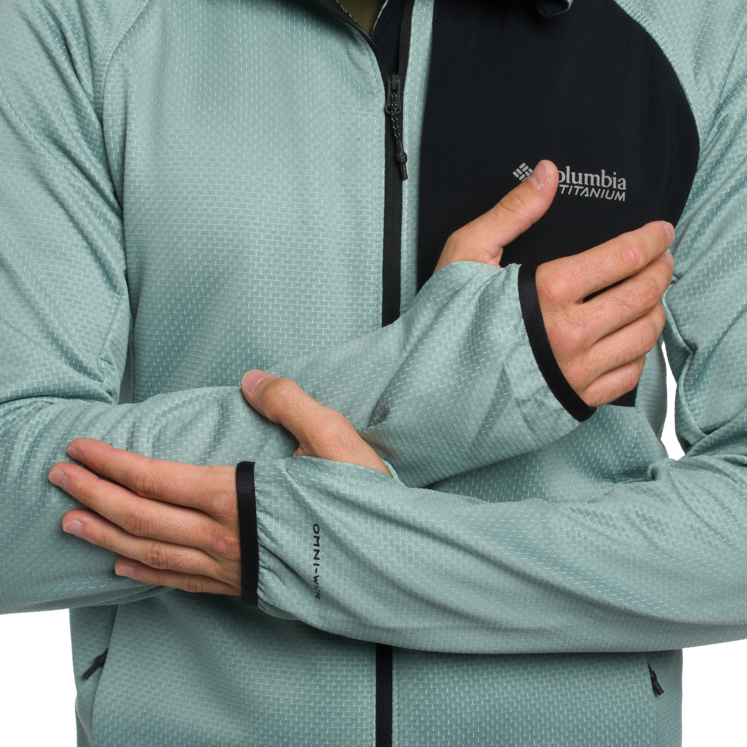 Sweat-shirt Triple Canyon II Hooded Columbia - Crushed Blue/Black