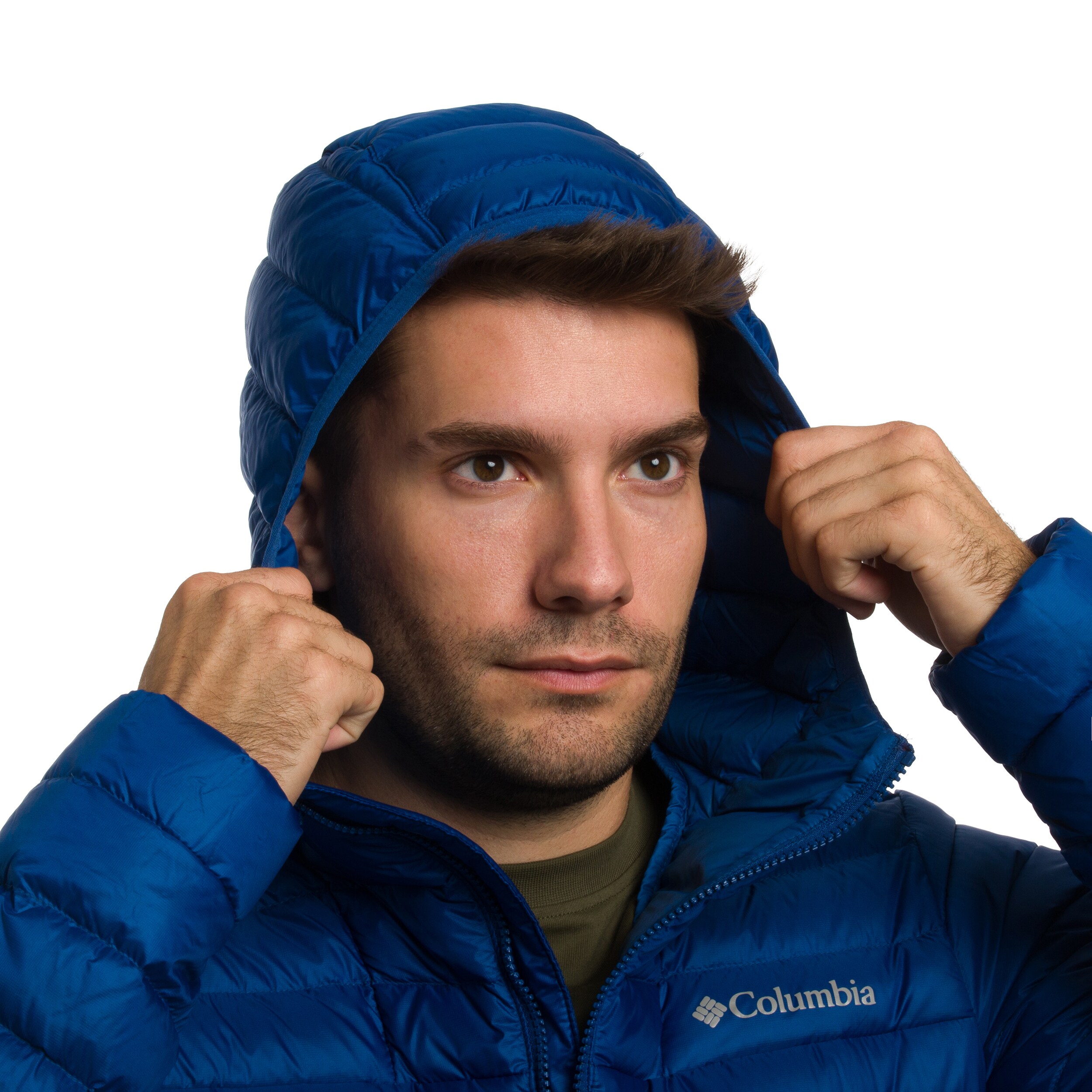 Veste Corelite Down Hooded Columbia - Mountain Blue