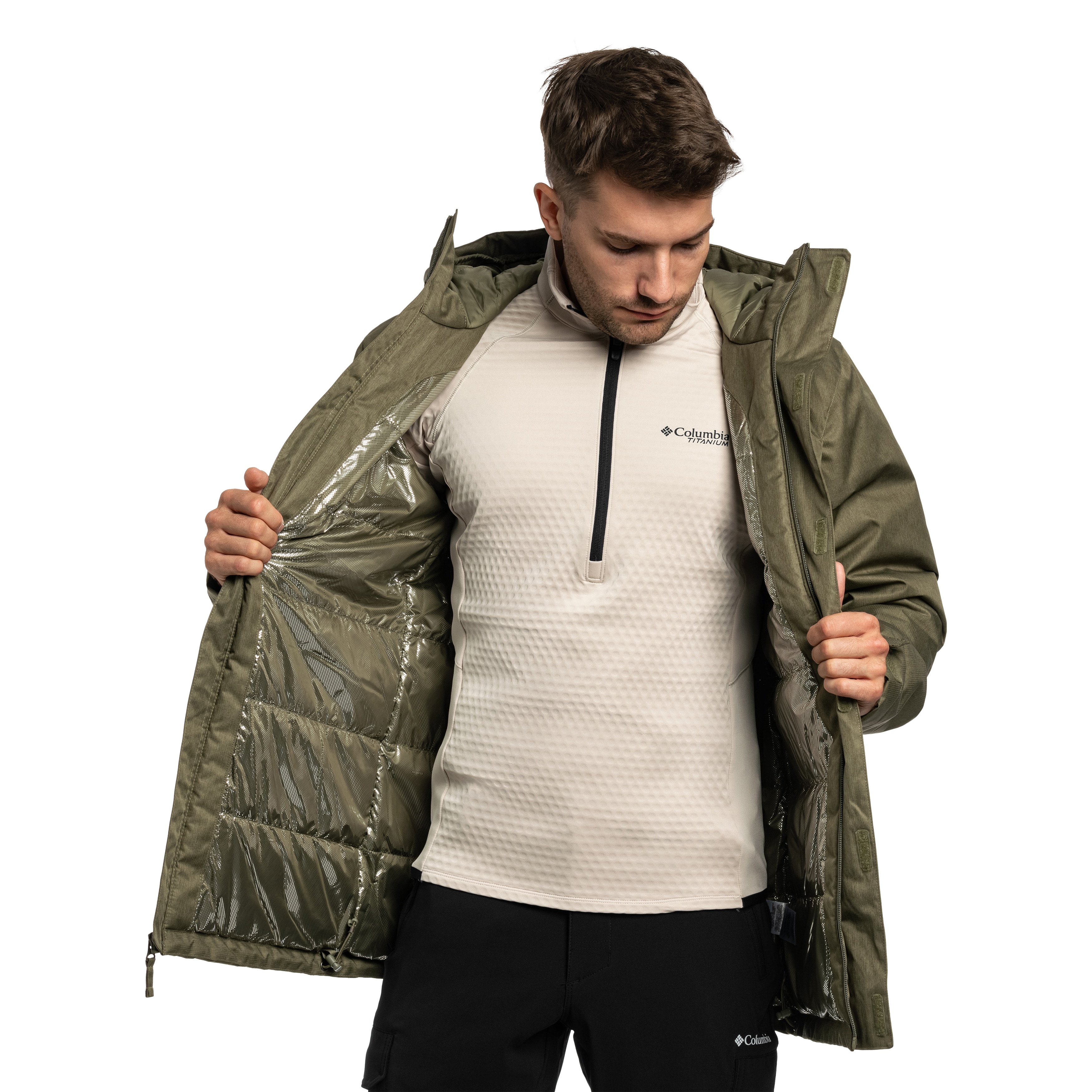 Veste Pines Lake Parka Columbia - Stone Green