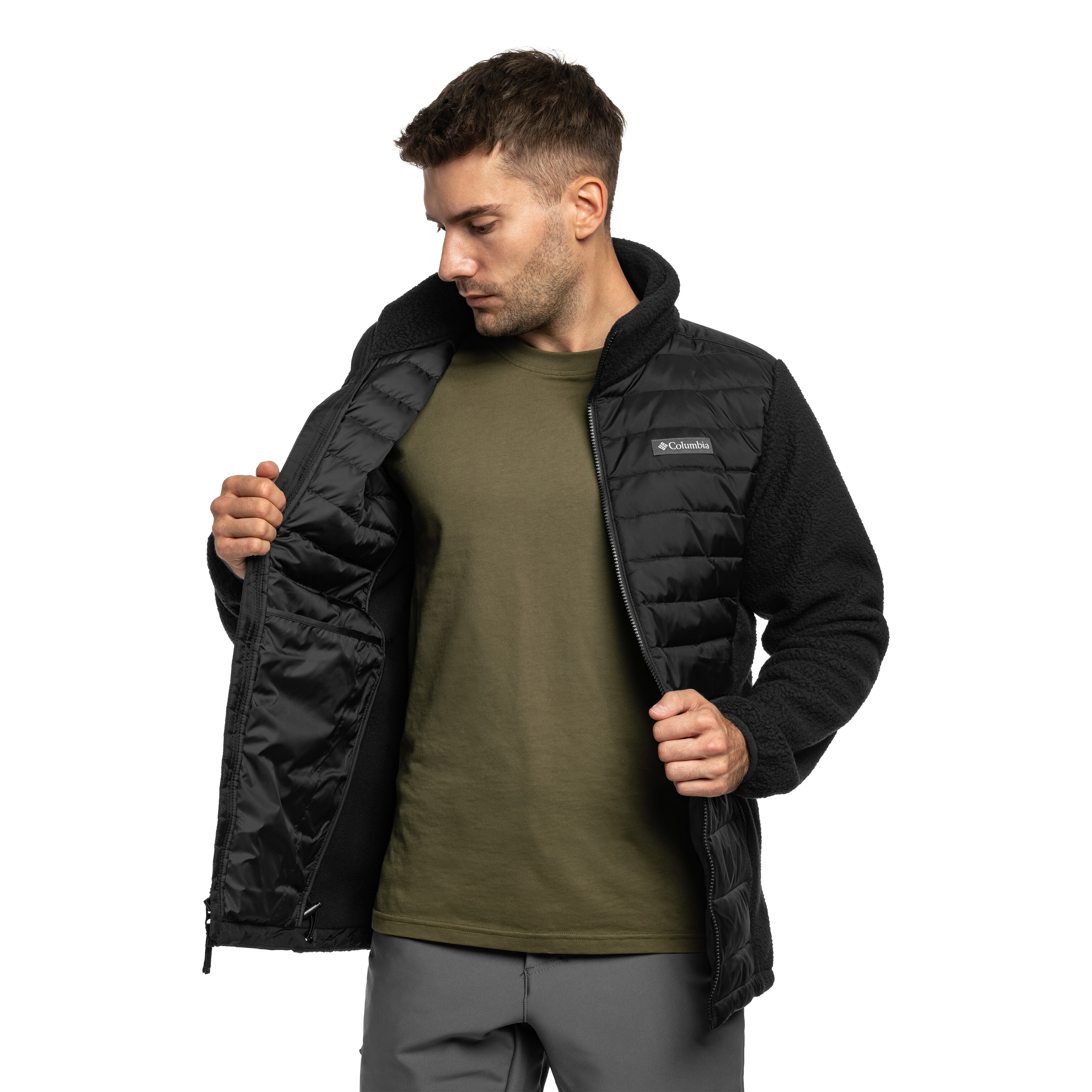 Veste Juniper Peak Hybrid Down Jacket Columbia - Black