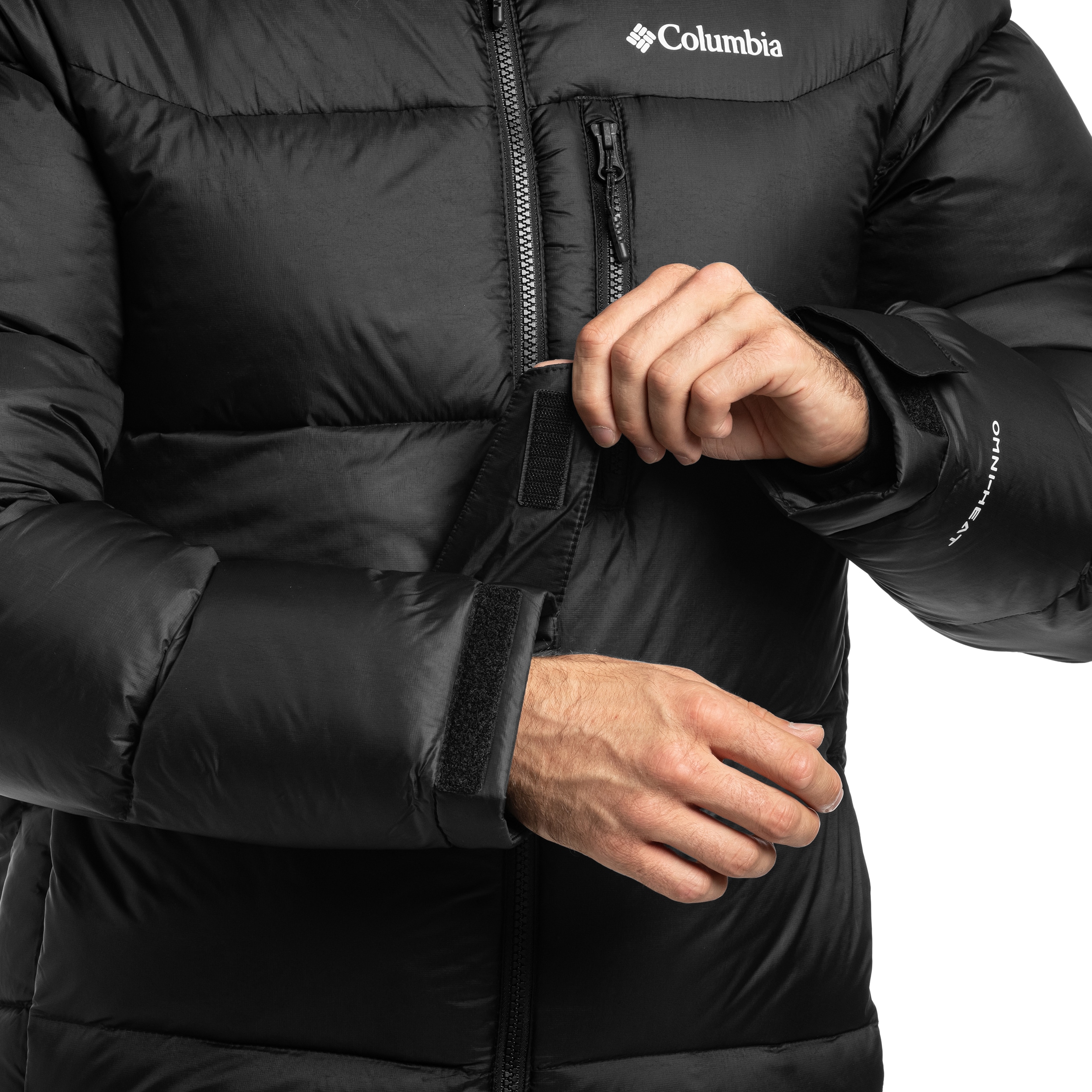 Veste Cloudview Down Hooded Jacket Columbia - Black