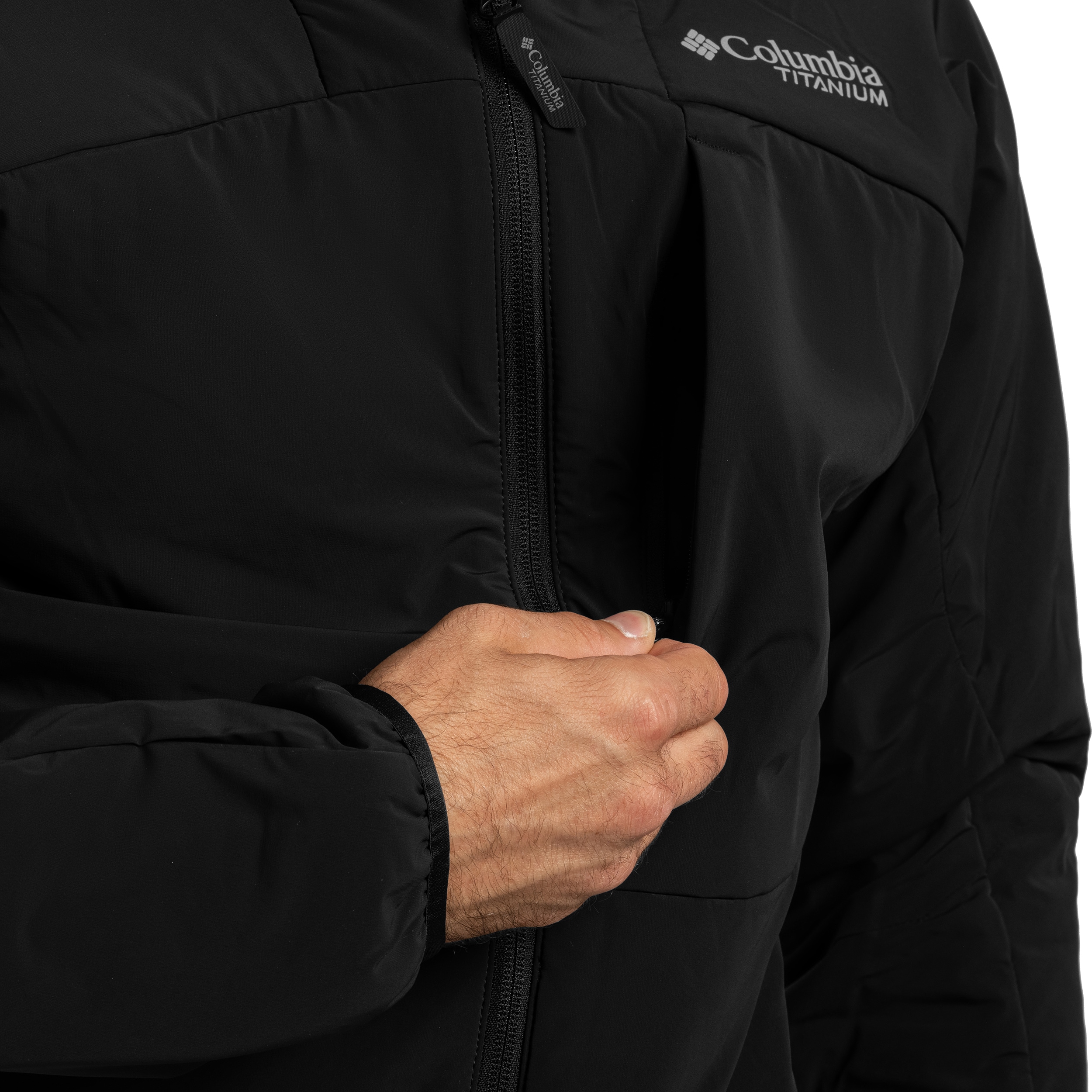 Veste Silver Leaf Lite Insulated Hooded Jacket Columbia - Black