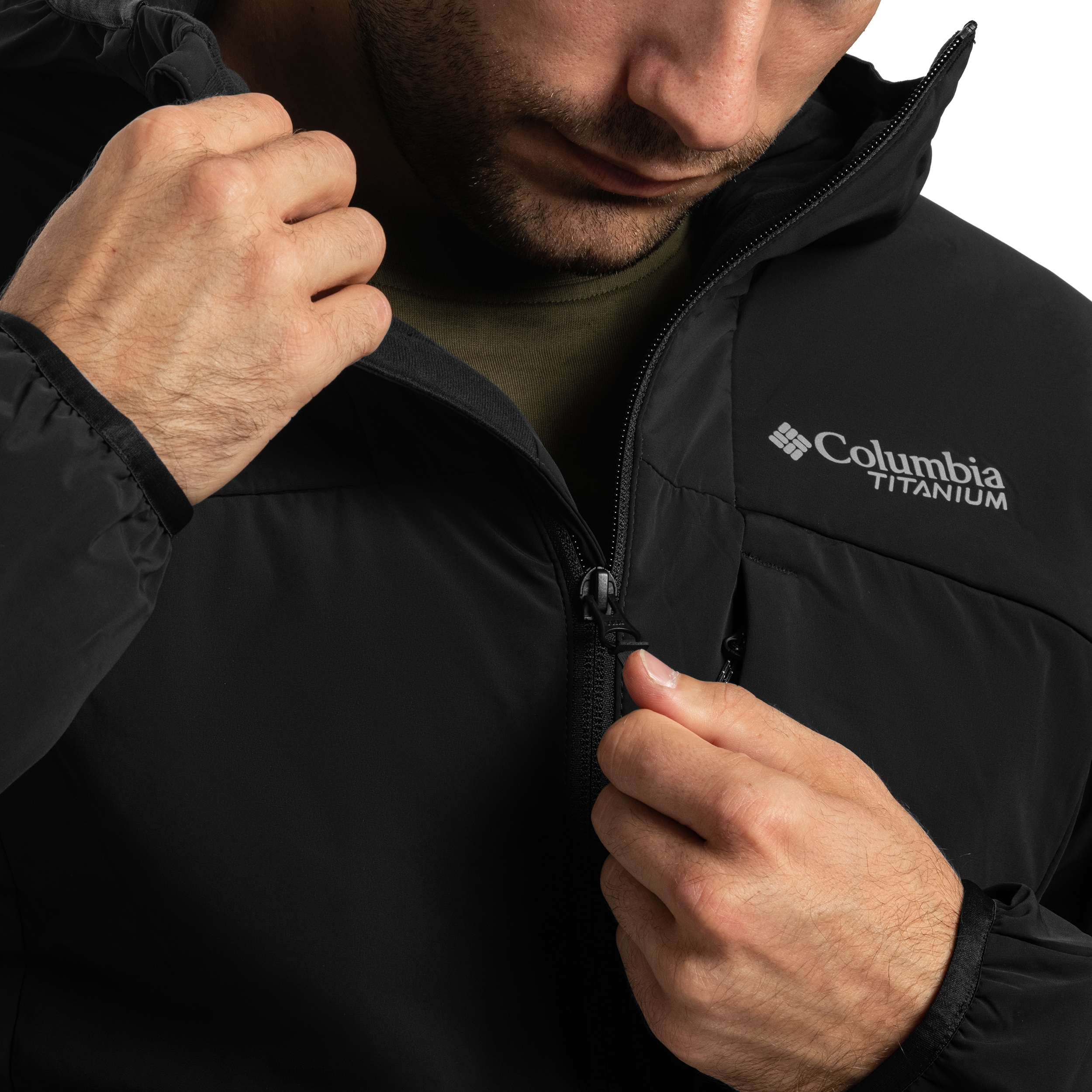 Veste Silver Leaf Lite Insulated Hooded Jacket Columbia - Black