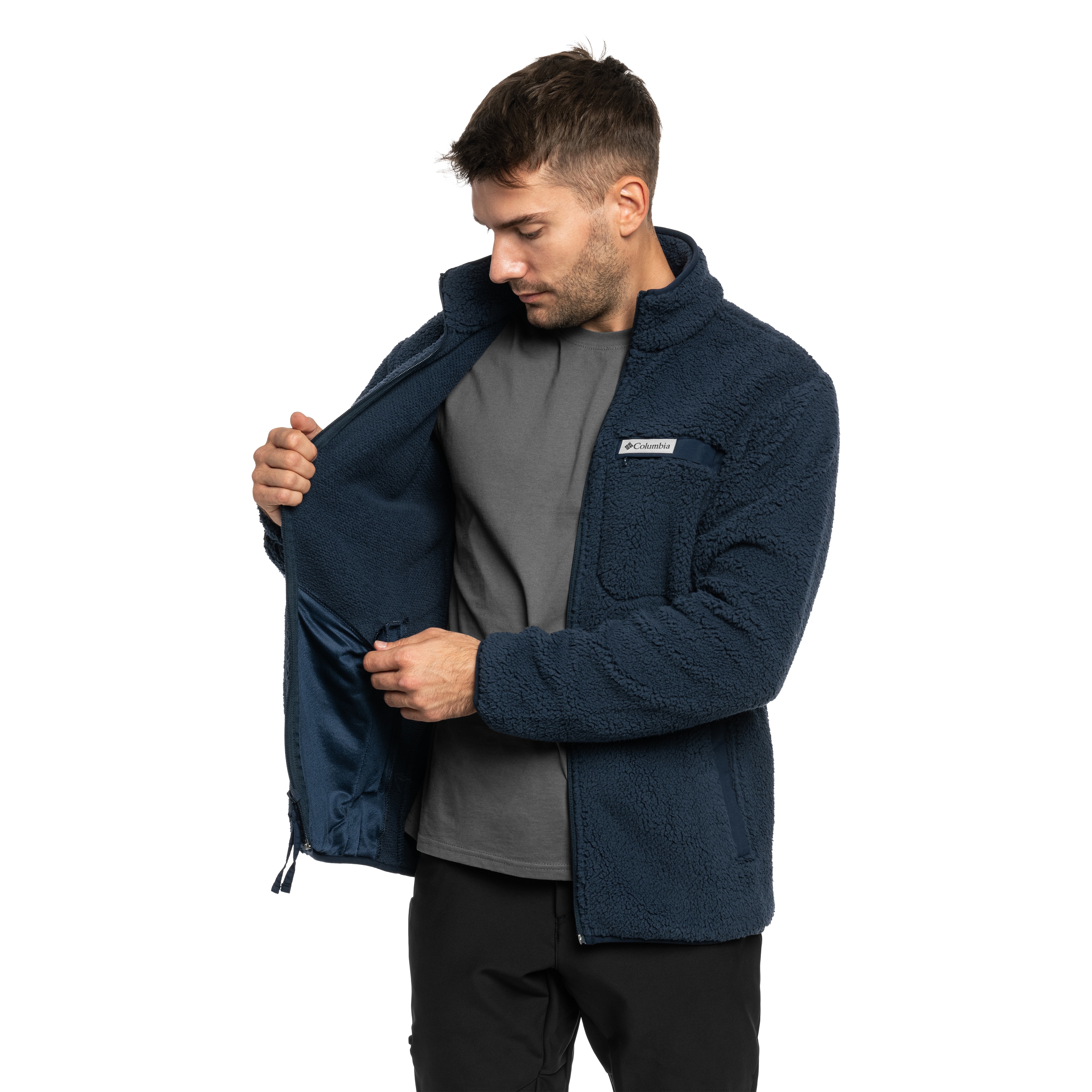 Polaire Rugged Ridge Columbia - Collegiate Navy