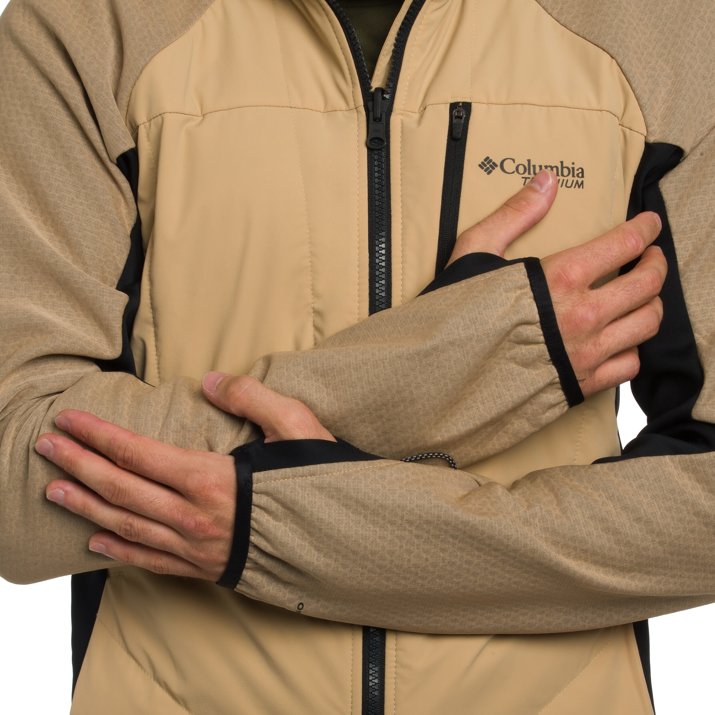 Veste Arctic Crest Hybrid Technical Fleece Columbia - Canoe/Black