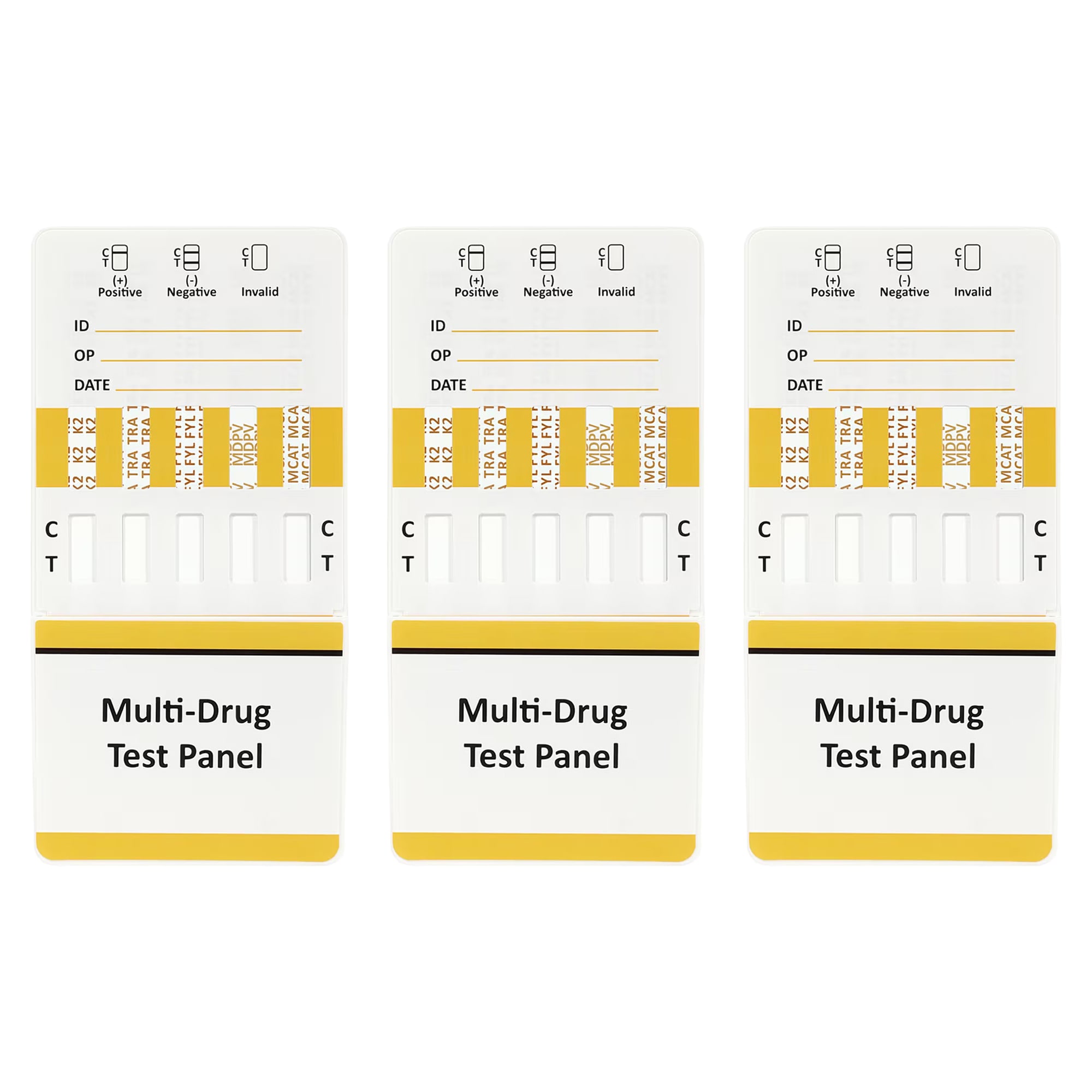Multitest pour la détection de 10 substances dans l'urine - 3 pcs. Temptavit