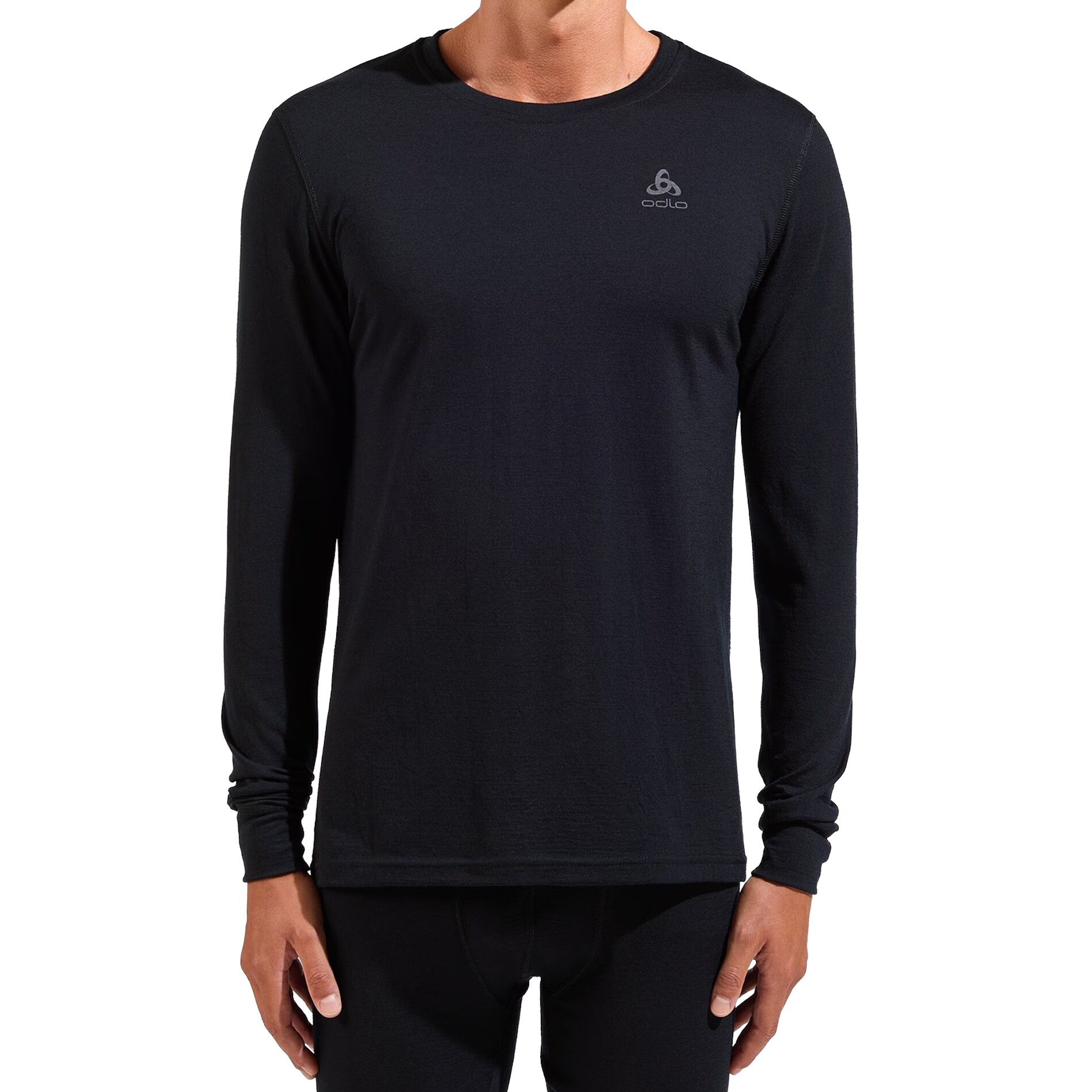 T-shirt thermique Merino 200 Base Layer Odlo - Black