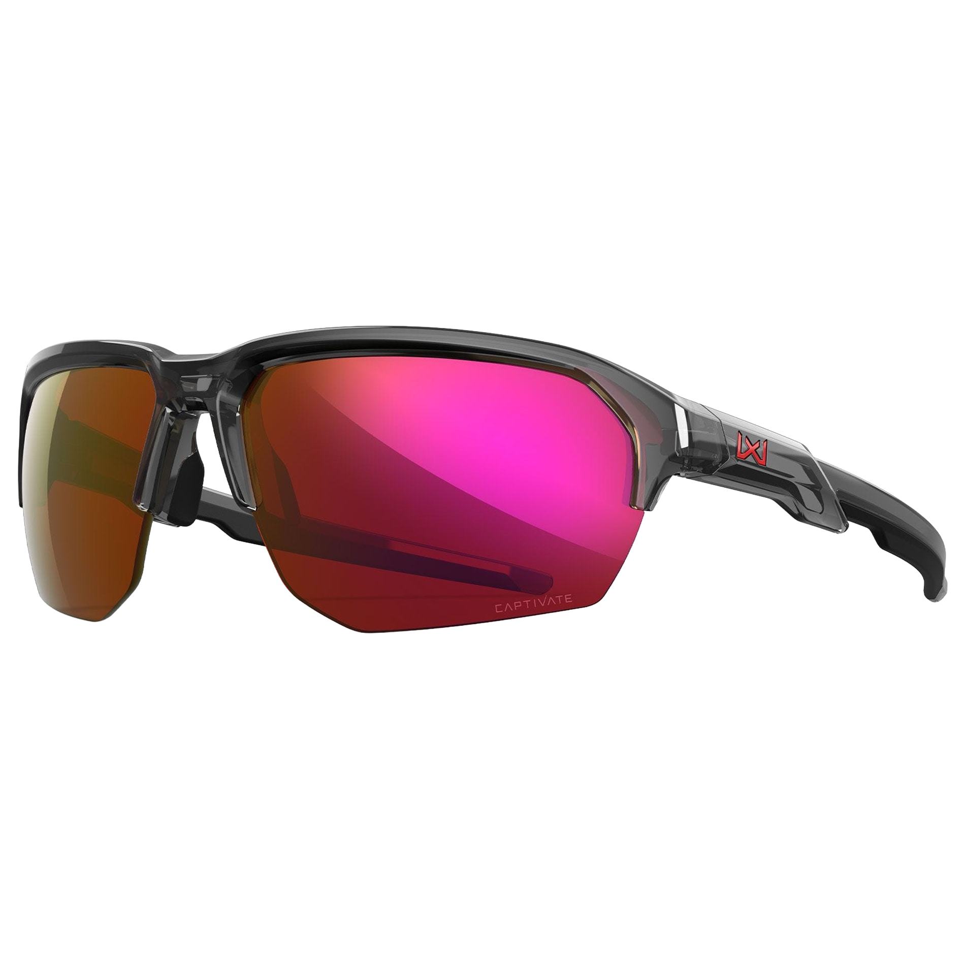 Lunettes WX JAKL Wiley X - Captivate Red Mirror/Gloss Crystal Grey