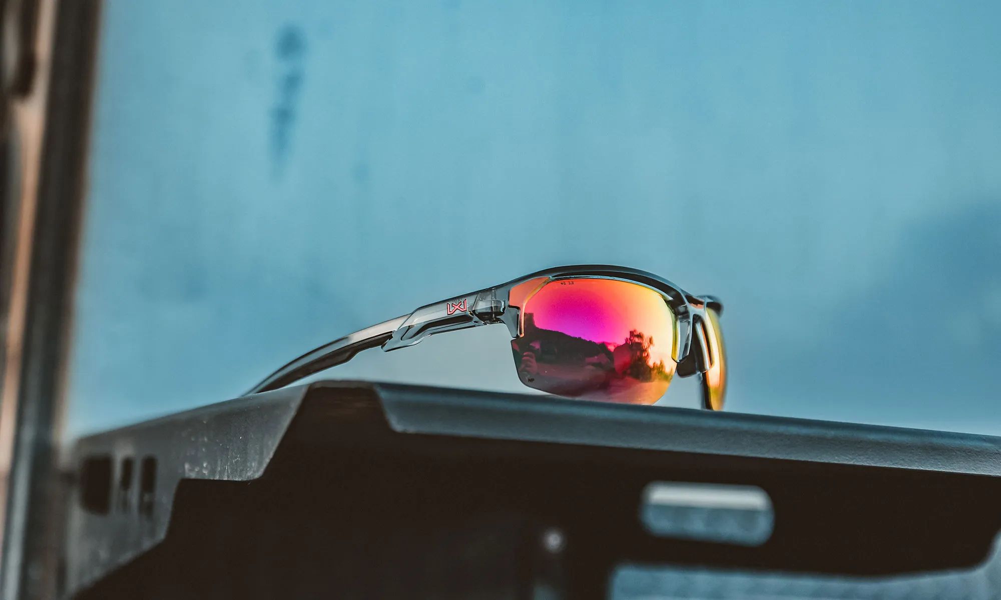 Lunettes WX JAKL Wiley X - Captivate Red Mirror/Gloss Crystal Grey