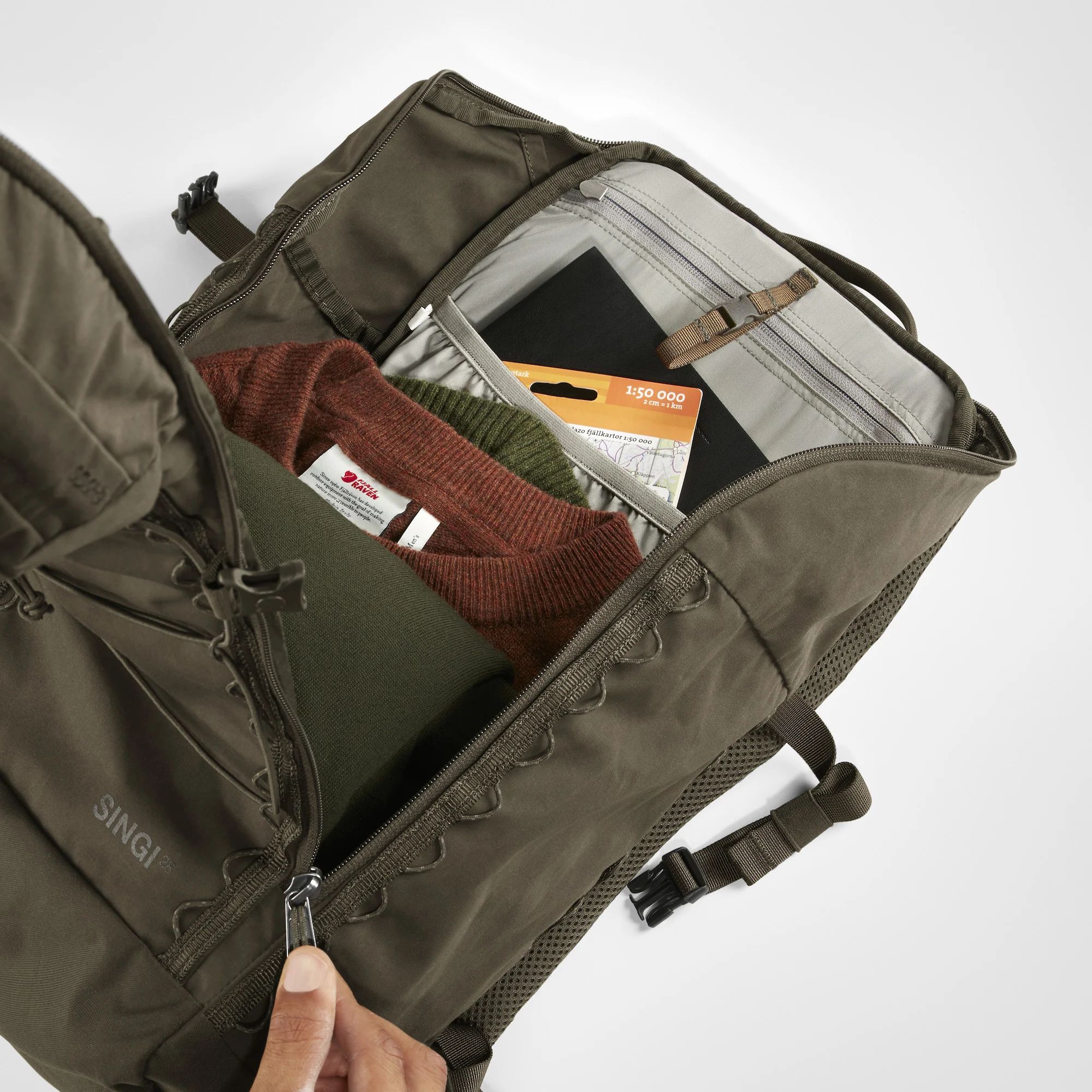 Sac à dos Singi 28 L Fjallraven - Dark Olive
