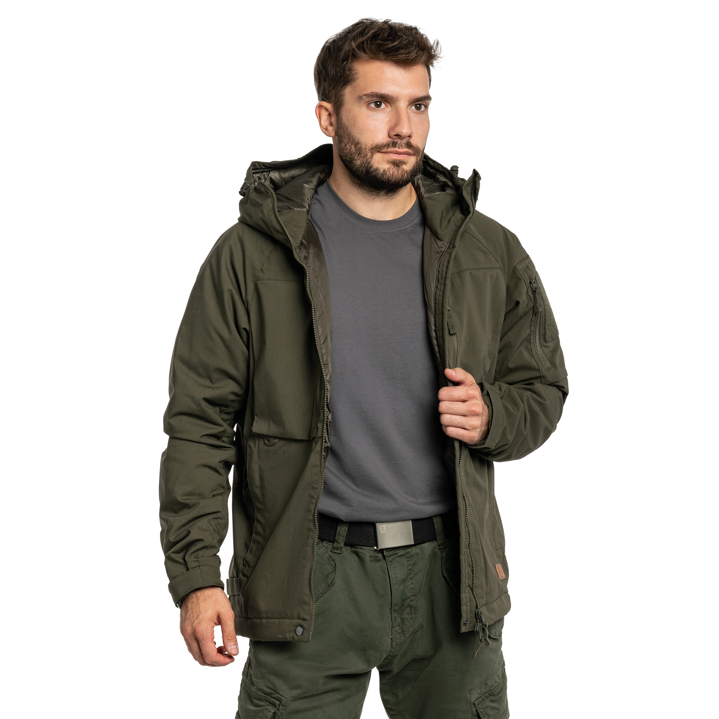 Veste Winter Yukon Duracanvas Helikon - Taiga Green