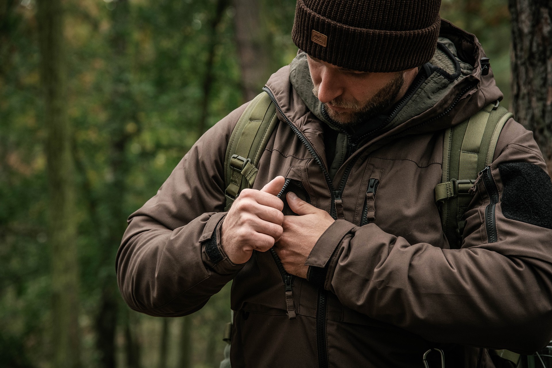 Veste Winter Yukon Duracanvas Helikon-Tex - Earth Brown