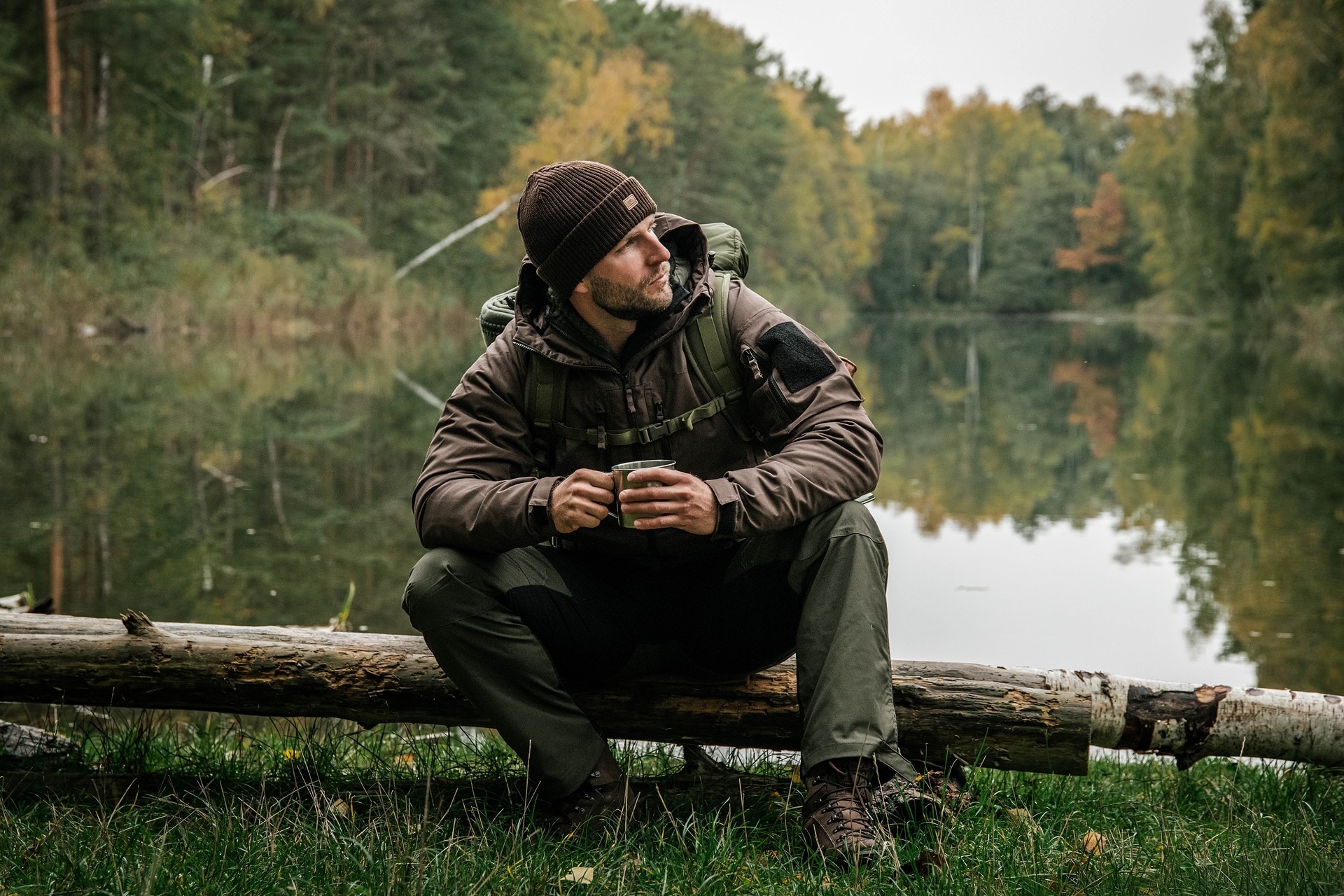 Veste Winter Yukon Duracanvas Helikon-Tex - Earth Brown