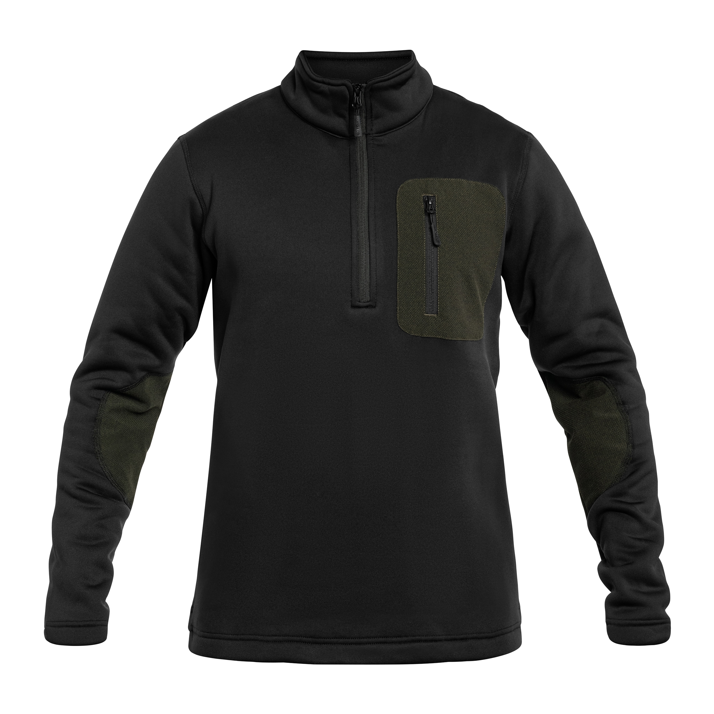 Sweat-shirt Thermo Fleece Zip Mil-Tec - Black
