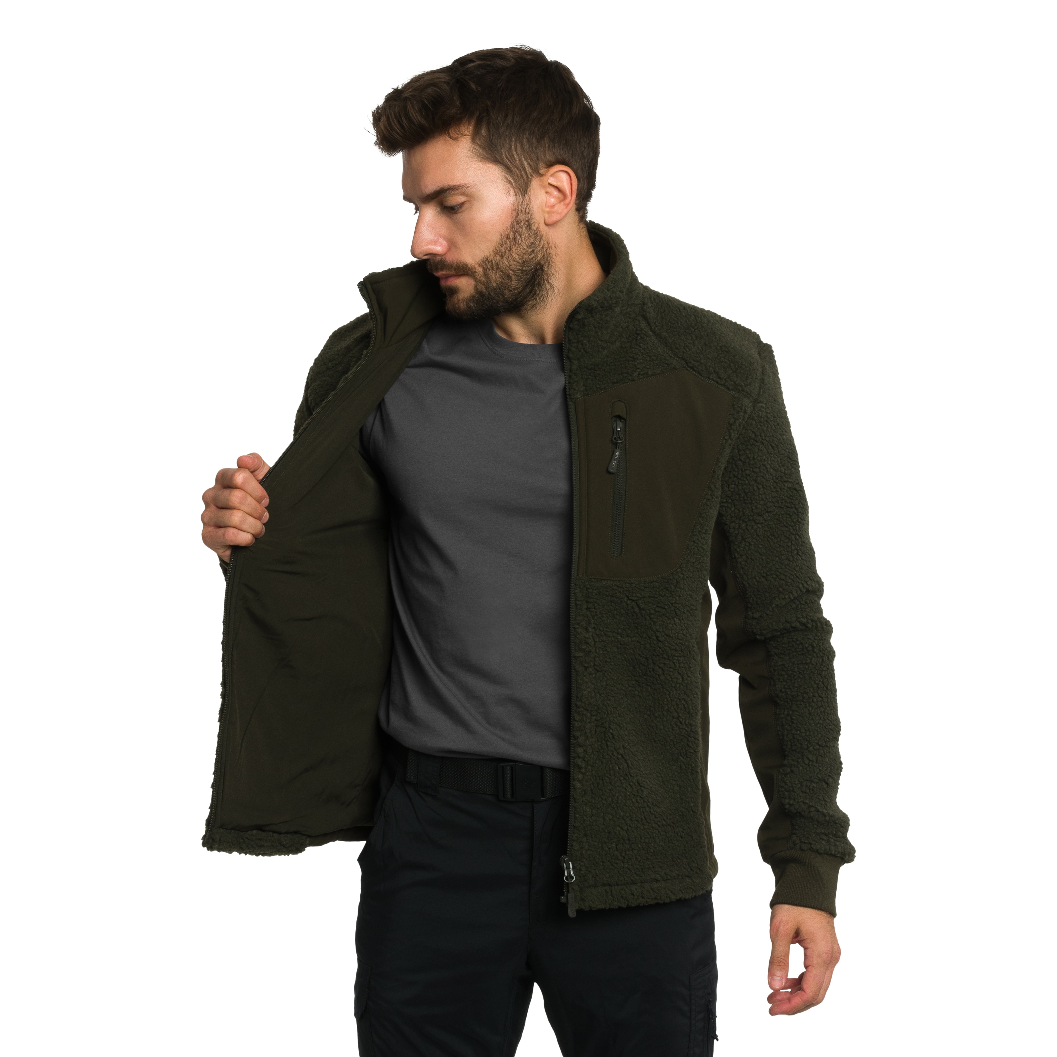 Polaire Bearforce Cold Weather Teddy-Fleece Mil-Tec - Olive