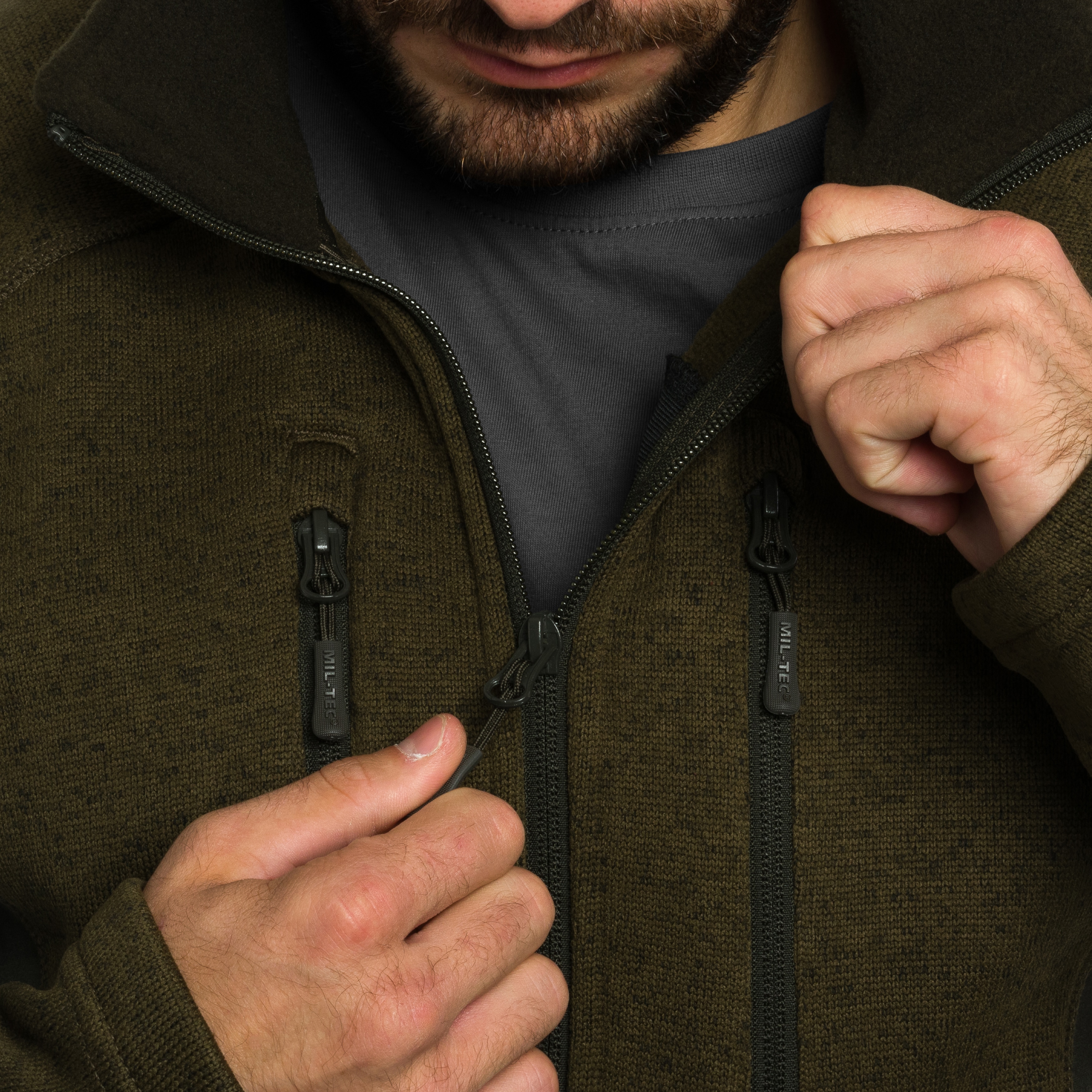 Polaire Outdoor Structure Fleece Mil-Tec - Olive