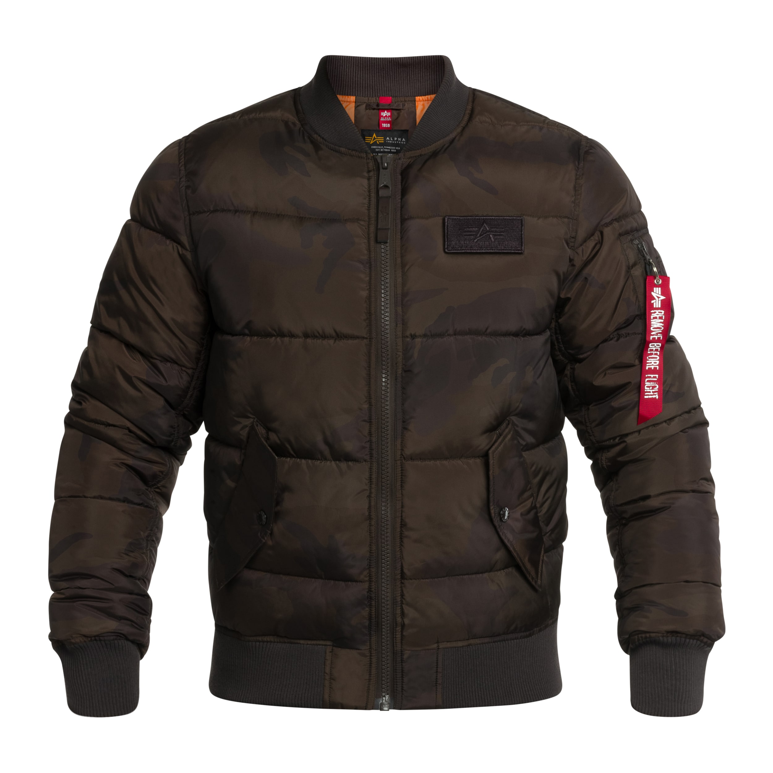 Veste MA-1 Puffer Bomber Alpha Industries - Dark Olive Camo