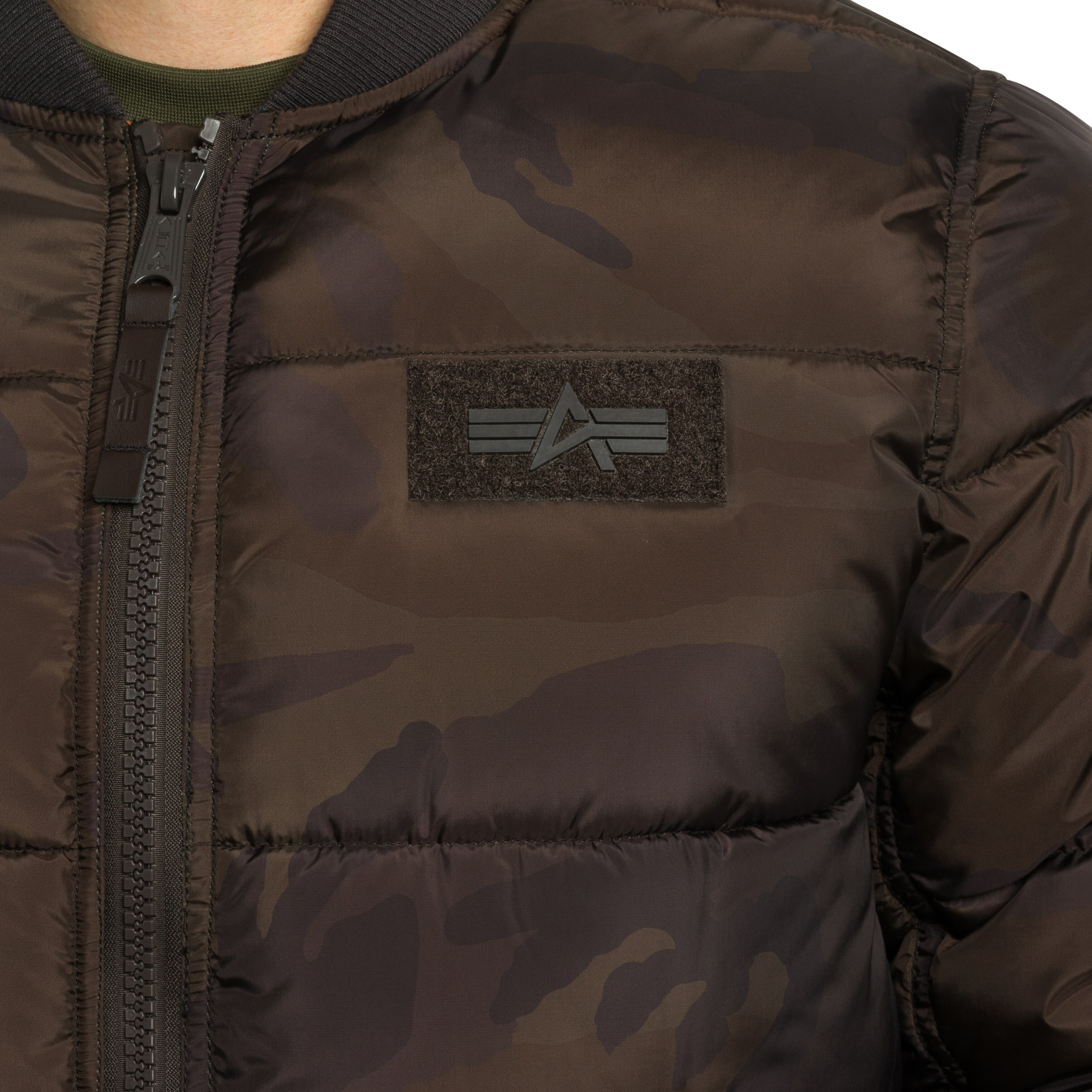 Veste MA-1 Puffer Bomber Alpha Industries - Dark Olive Camo