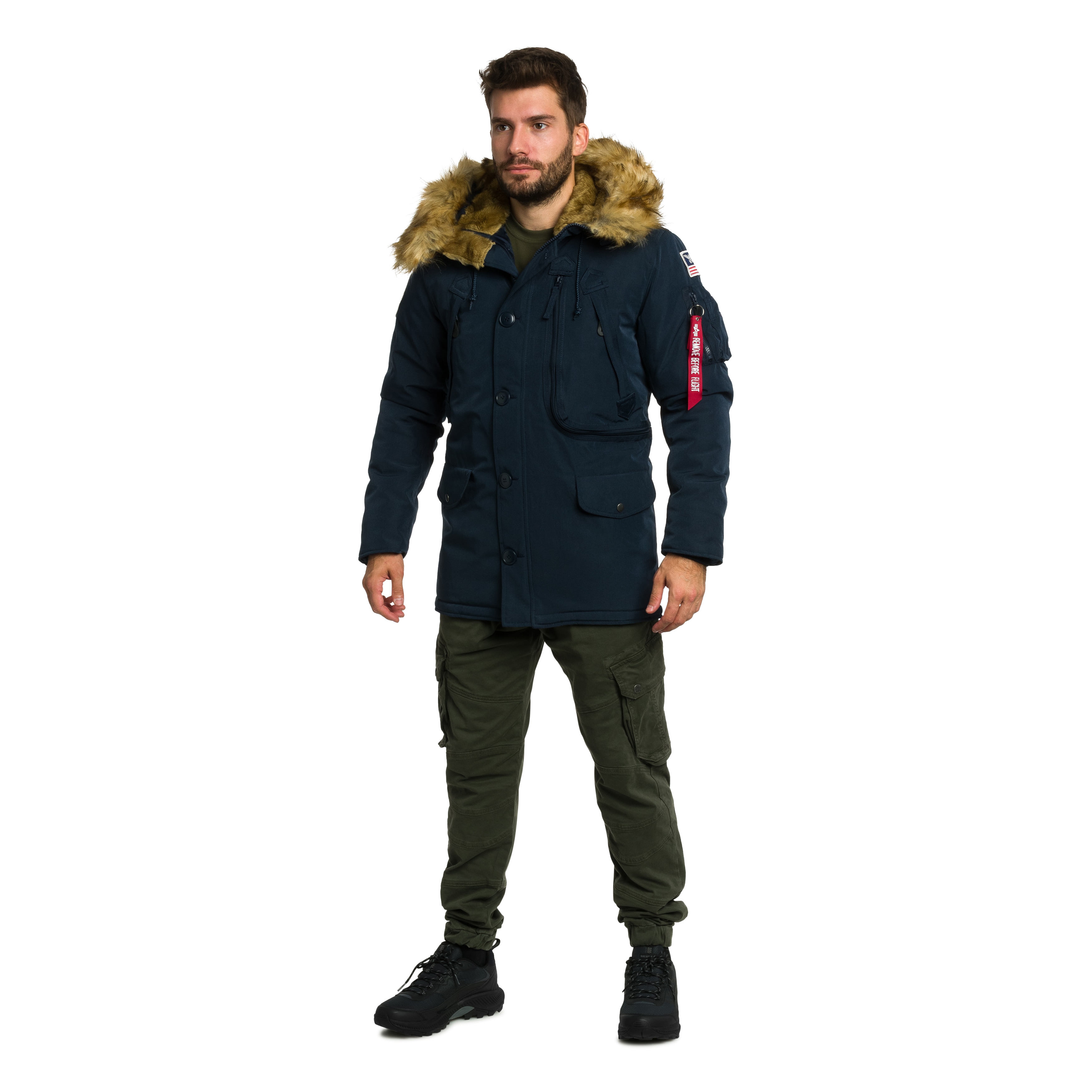 Veste Polar Jacket Alpha Industries - Replica Blue