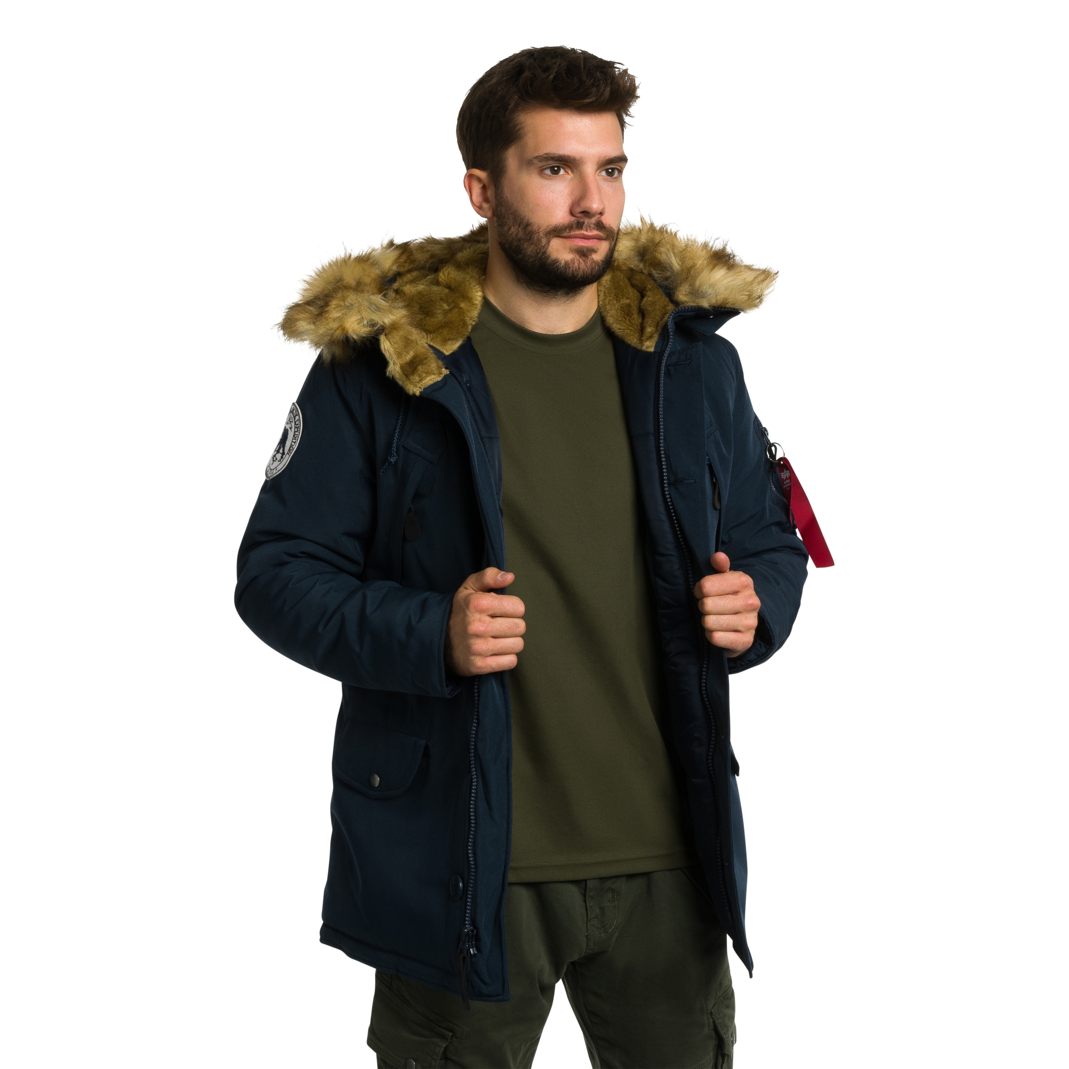 Veste Polar Jacket Alpha Industries - Replica Blue