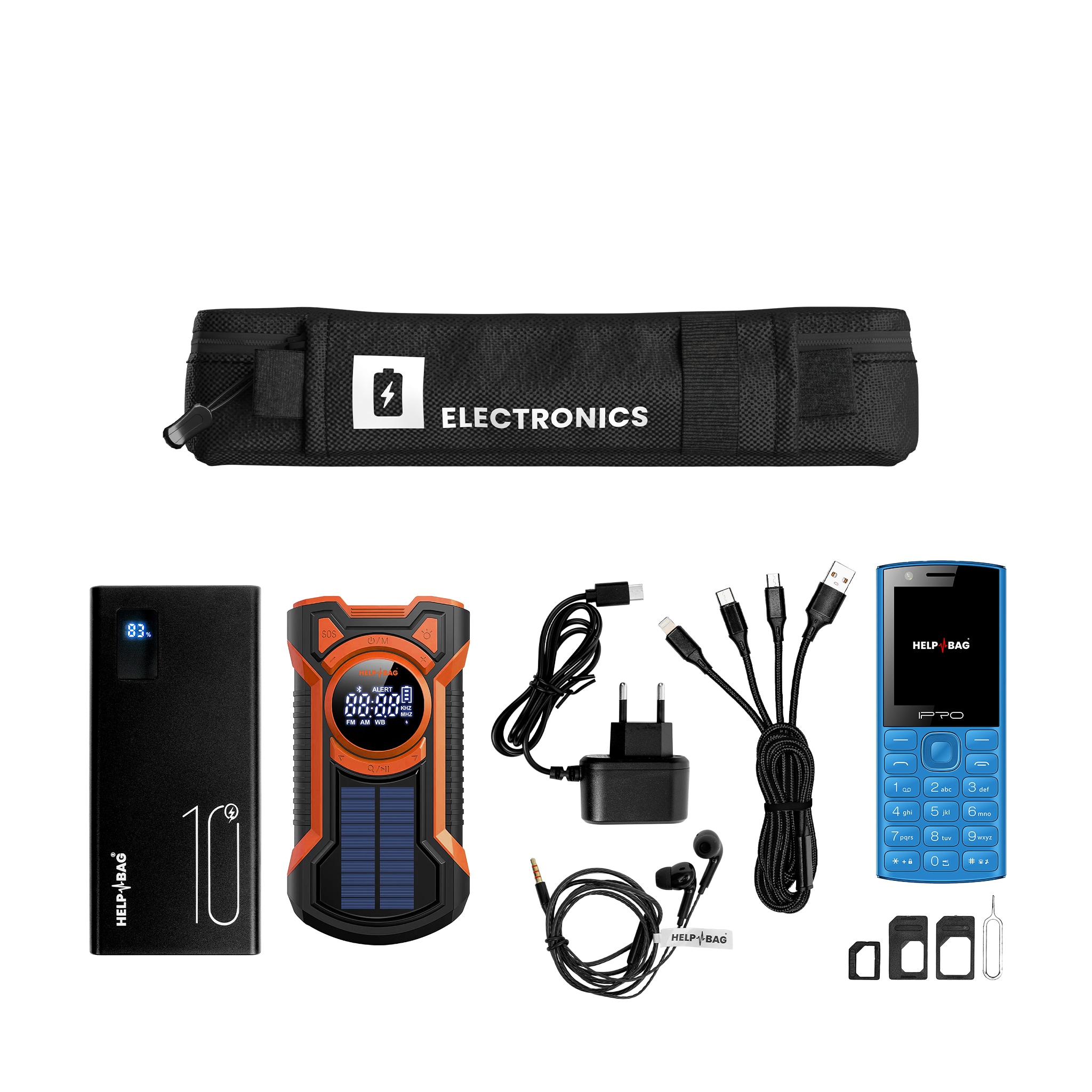 Kit d'urgence Max Pro 5.0 Help Bag - Black