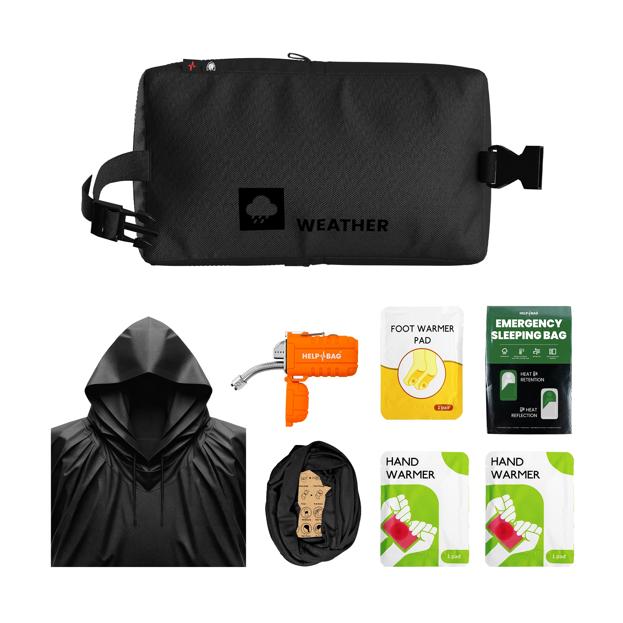 Kit d'urgence Max Pro 5.0 Help Bag - Black