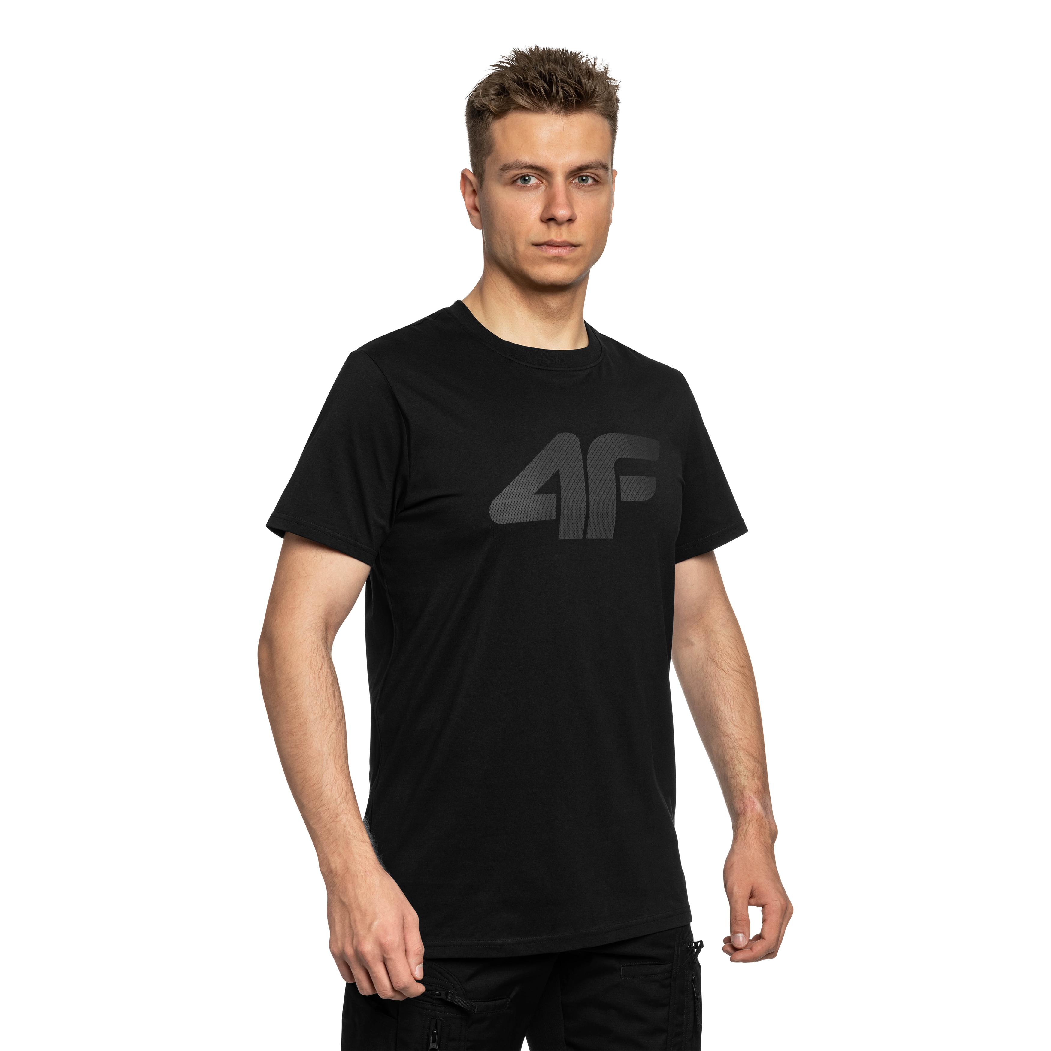 T-Shirt TTSHM2658 4F - Noir profond