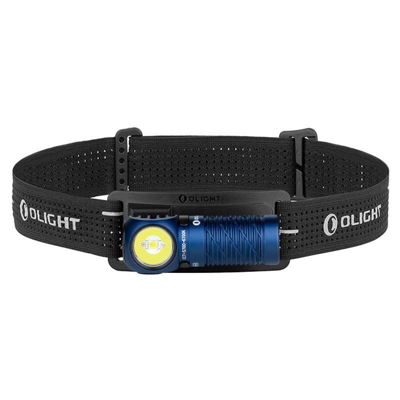 Lampe frontale et angulaire avec bandeau Perun 3 Mini Premium - 1250 lumens Olight - Cool White Midnight Blue