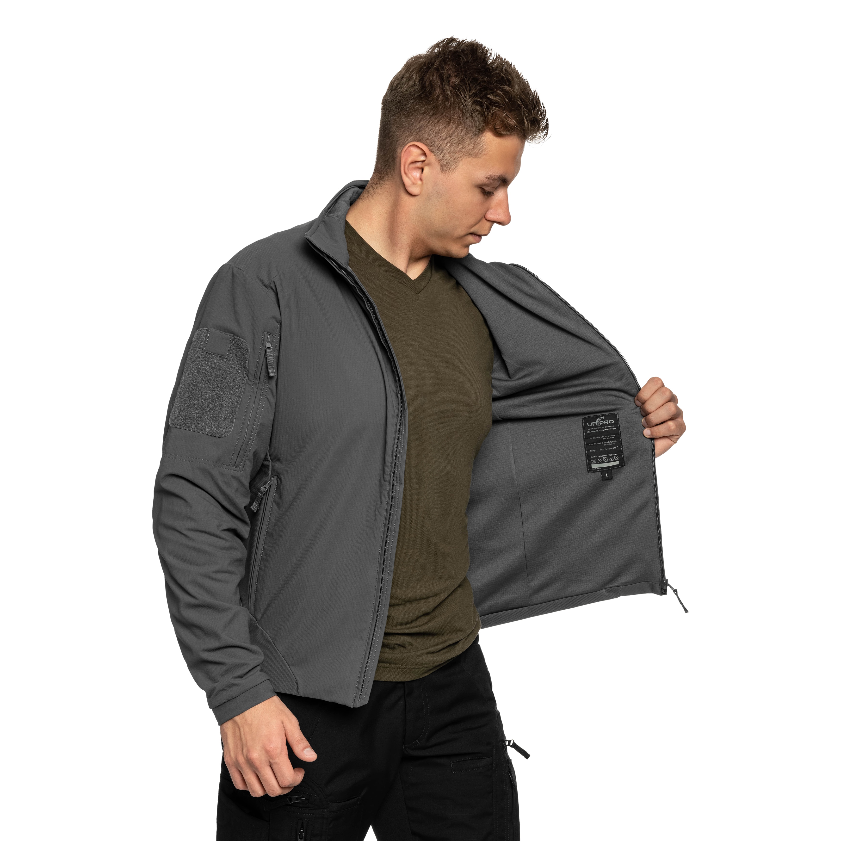 Veste Hunter FZ Gen.3 Tactical Softshell UF PRO - Steel Grey