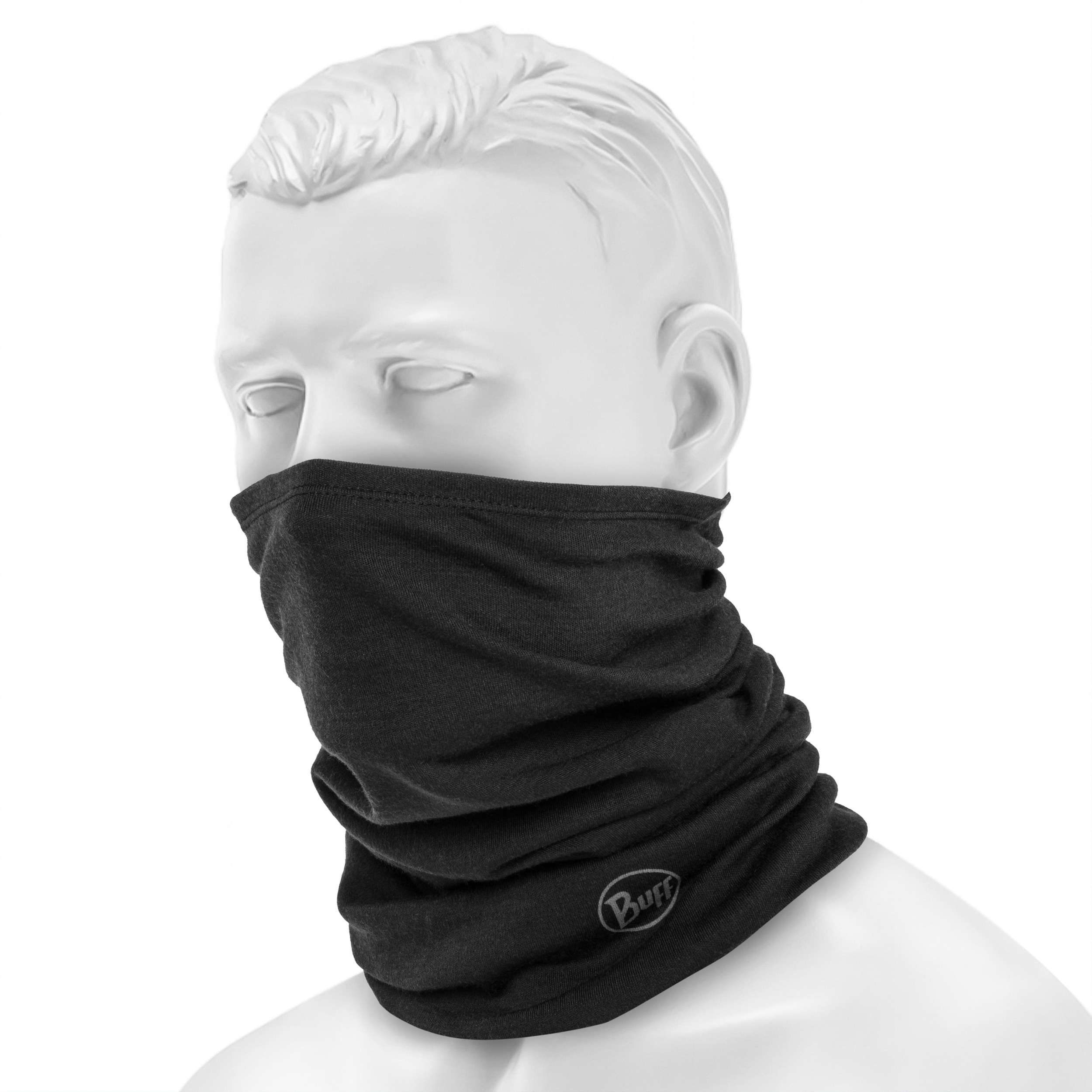 Foulard de protection Safety Merino Wool Thermal Buff - Black