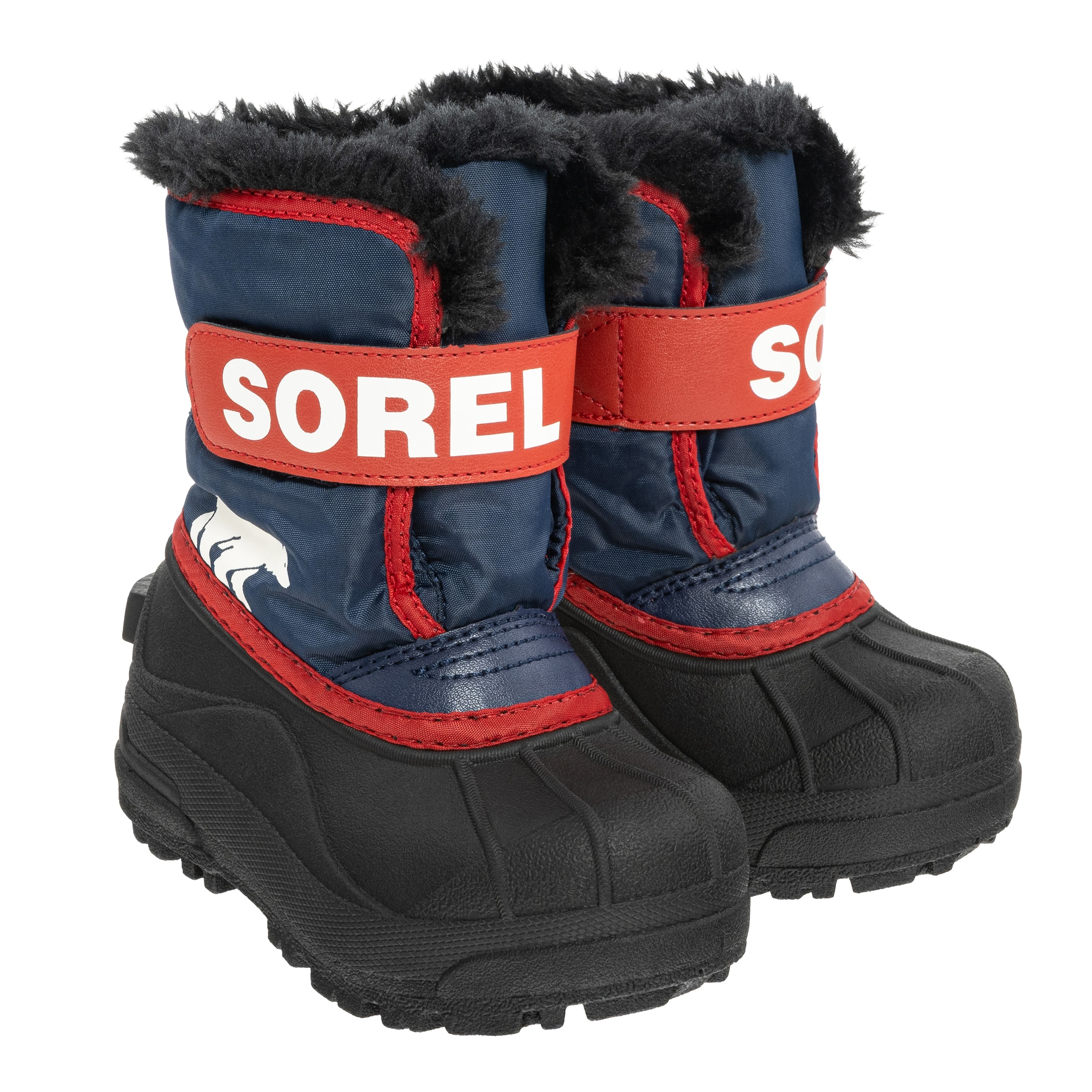 Bottes de neige pour enfants Snow Commander Boot Sorel - Nocturnal/Sail Red