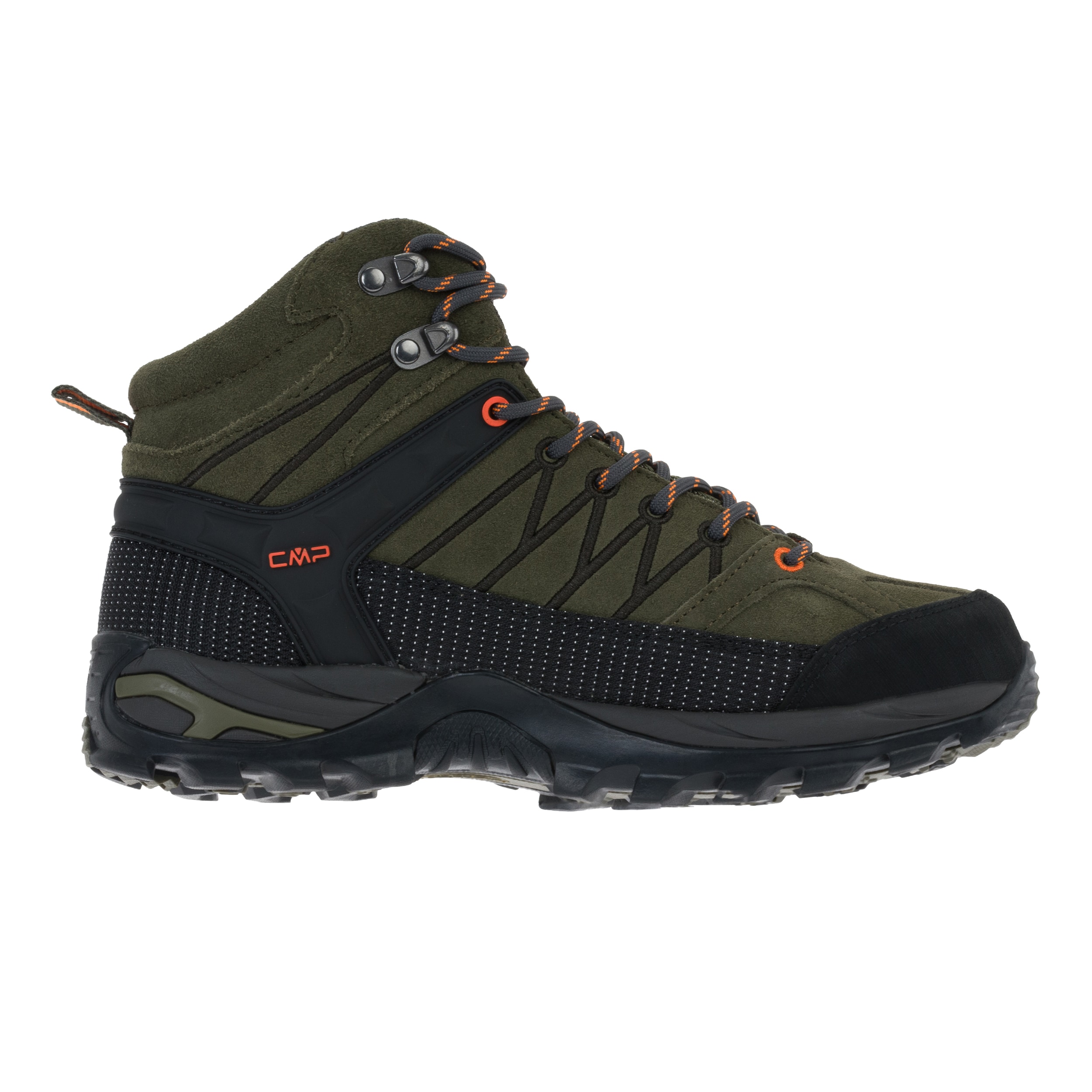 Chaussures de randonnée Rigel Mid Waterproof CMP - Olive/Flame