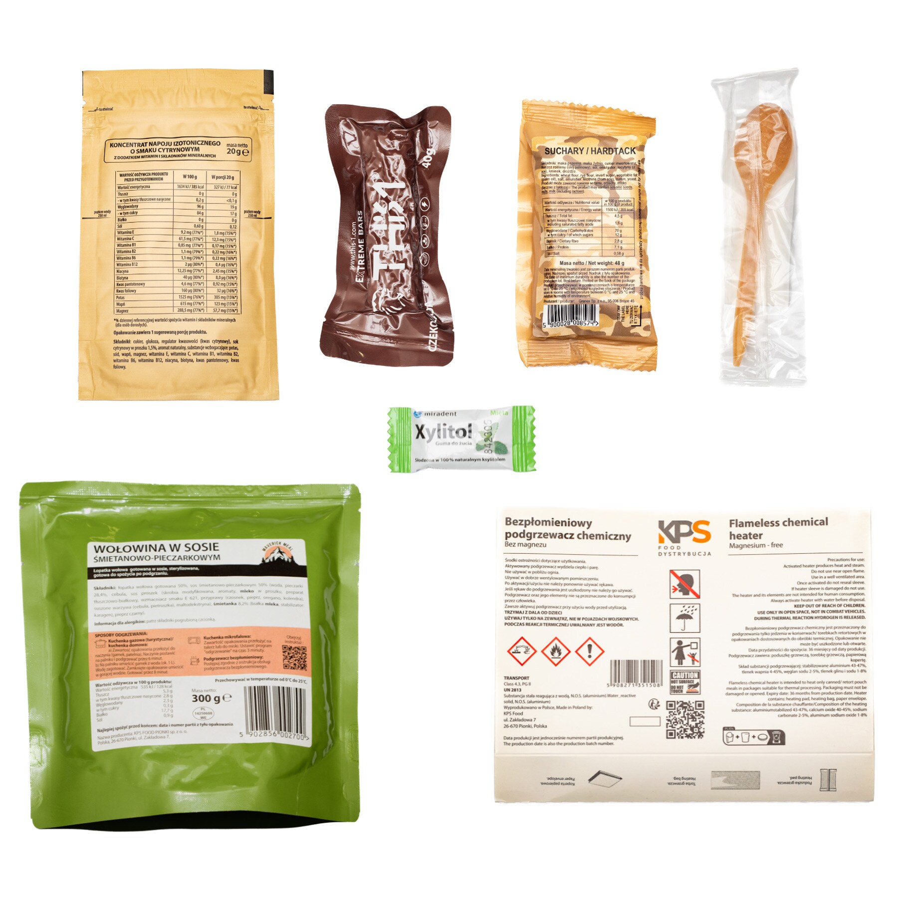 Ration alimentaire Midi Bœuf à la crème et aux champignons - 417 g Maverick Food