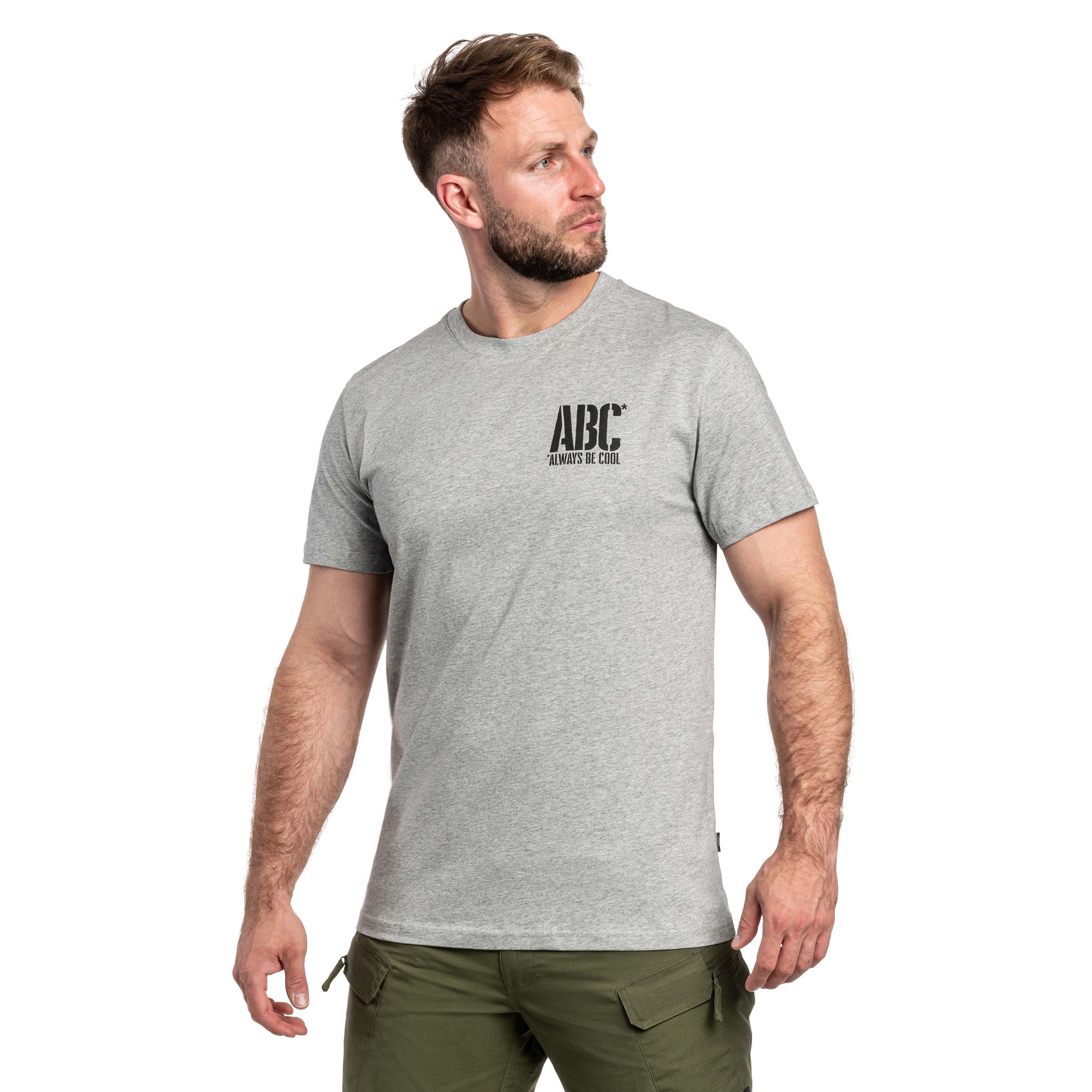 T-Shirt ABC Always Be Cool Helikon-Tex - Mid Grey Melange