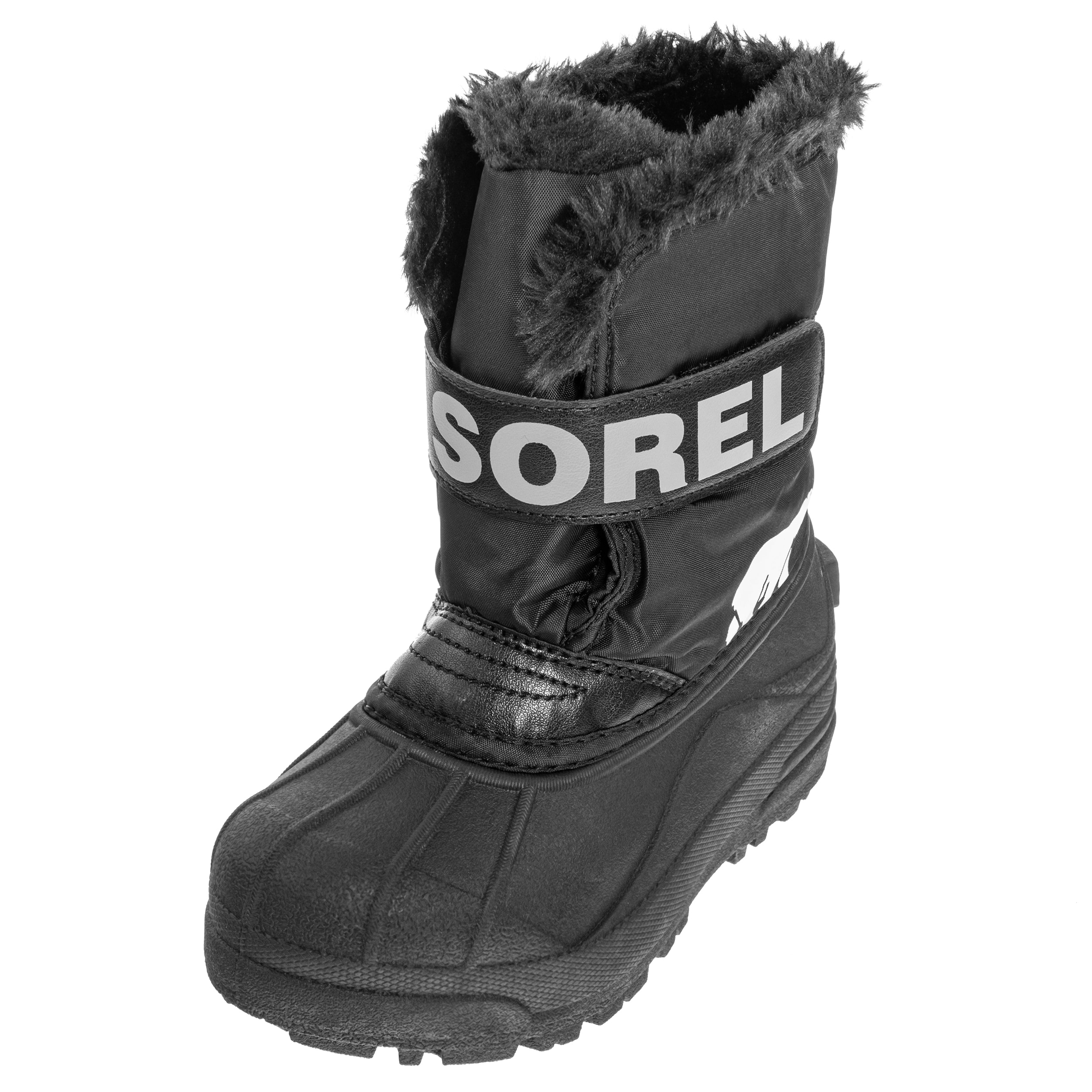 Bottes de neige pour enfants Snow Commander Boot Sorel - Black/Charcoal