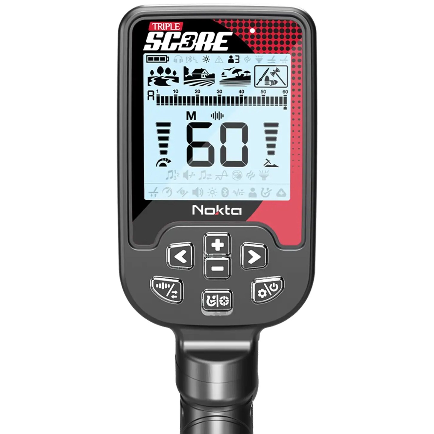 Détecteur de métaux Nokta Triple Score + AccuPoint + Leg Holster - Ensemble