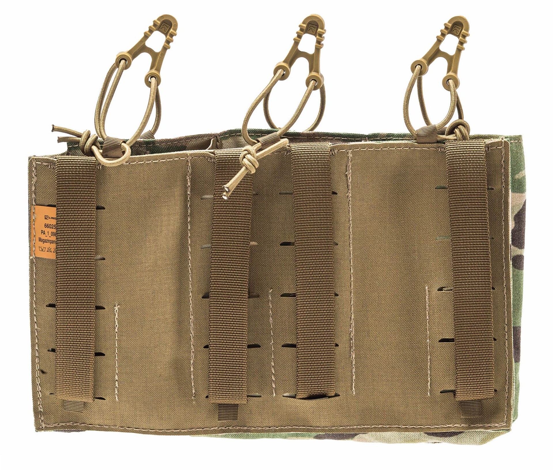Pochette triple pour chargeurs Mag Panel X3 PA098/II pour chargeurs 5,56 mm Lindnerhof - MultiCam