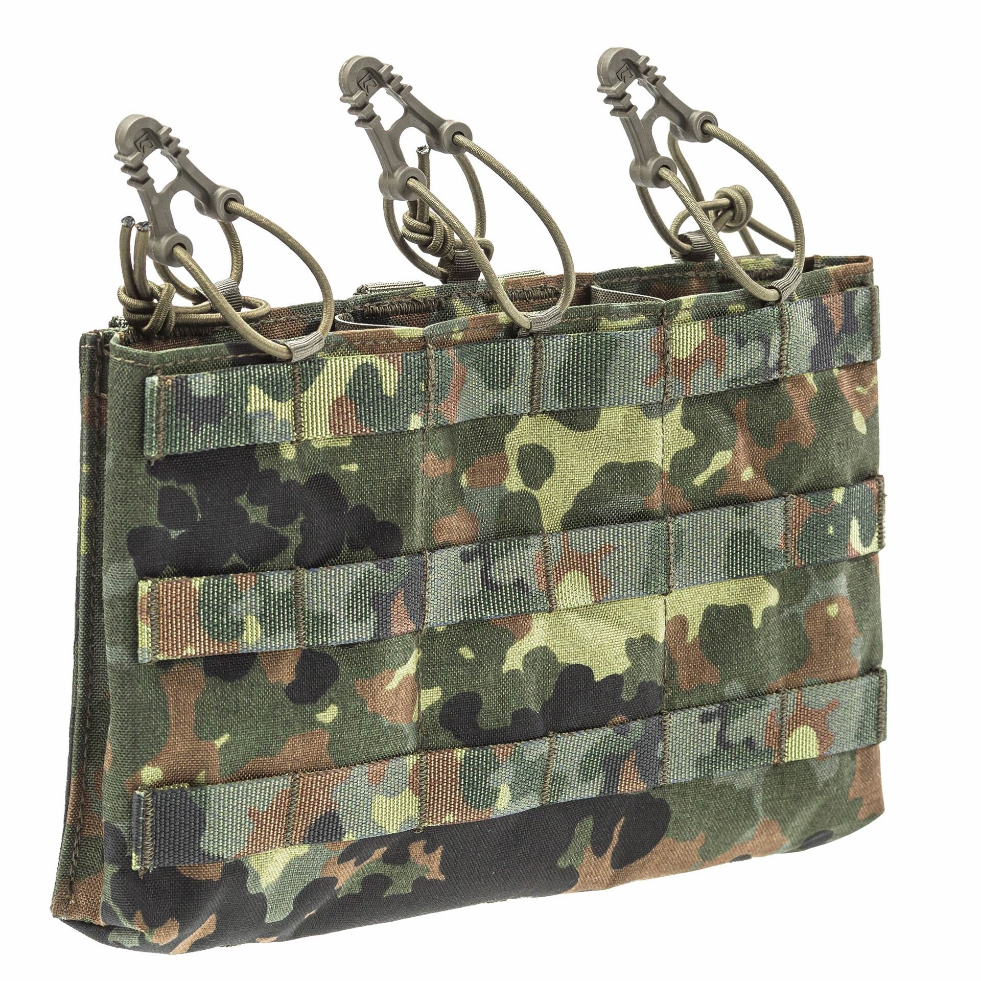 Pochette triple pour chargeurs Mag Panel X3 PA098/II 5,56 mm Lindnerhof - Flecktarn